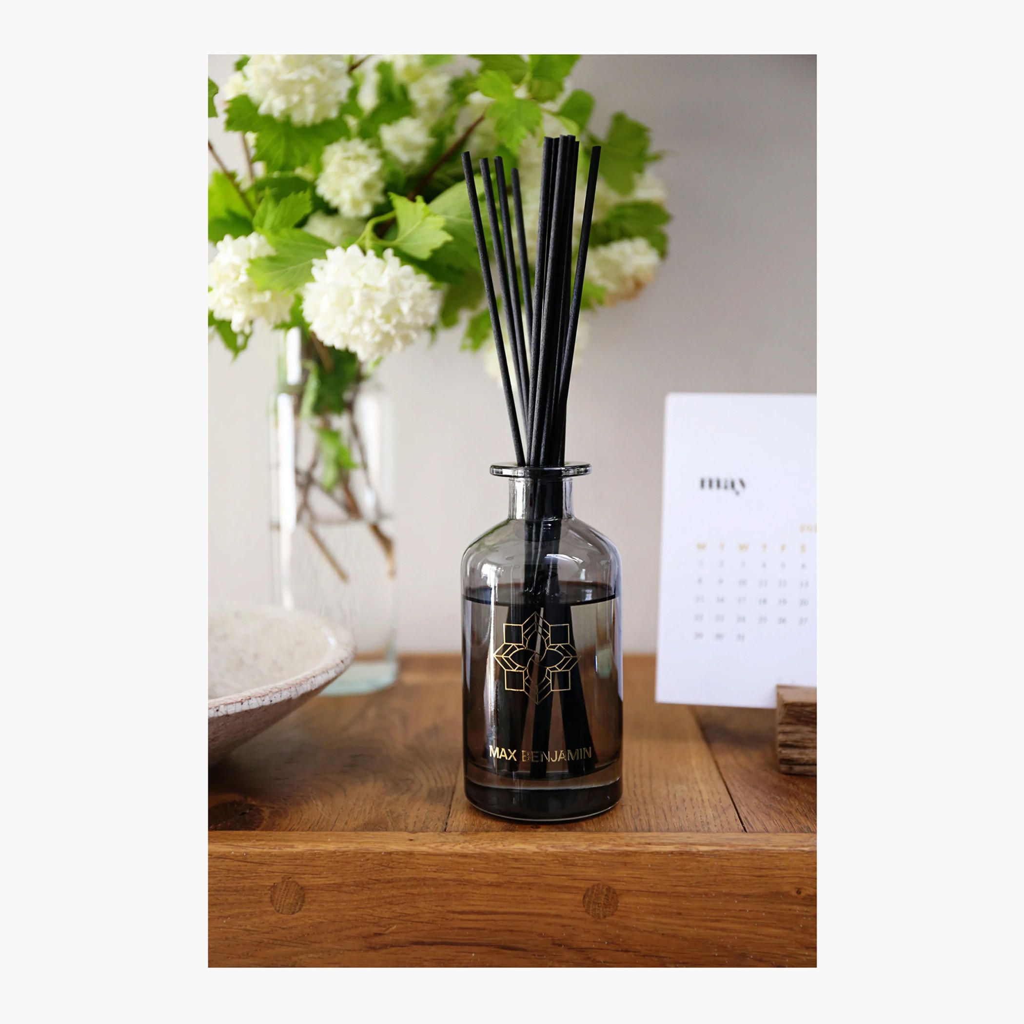موزع عطور برائحة أكوا فيفا بأعواد خشبية من ماكس بنجامين - 150 جرام-household-homefragrance-reeddiffusers-image-1