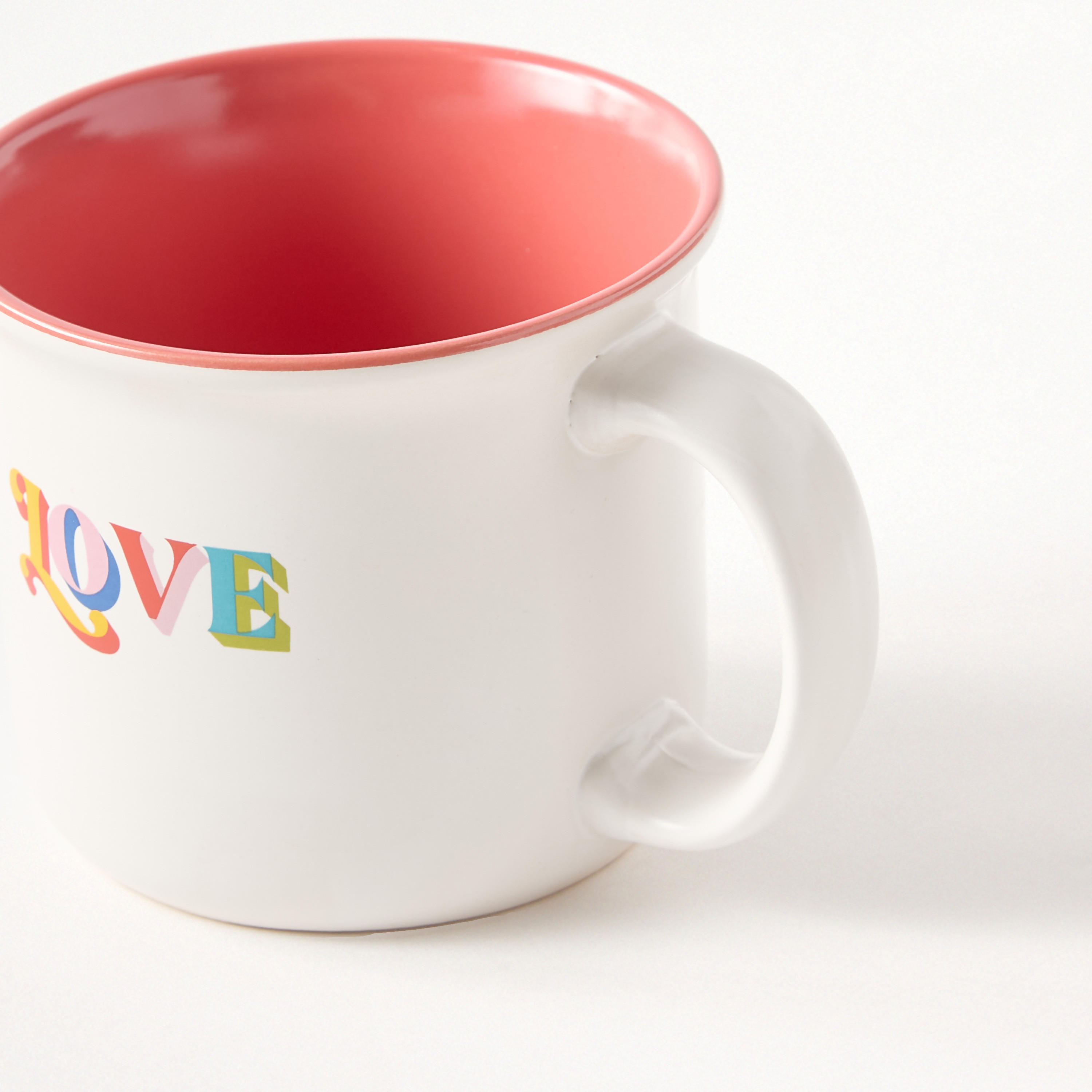 Boston Warehouse Typographic Print Ceramic Mug - 473 ml-household-dining-teaandcoffee-mugsandcups-image-2