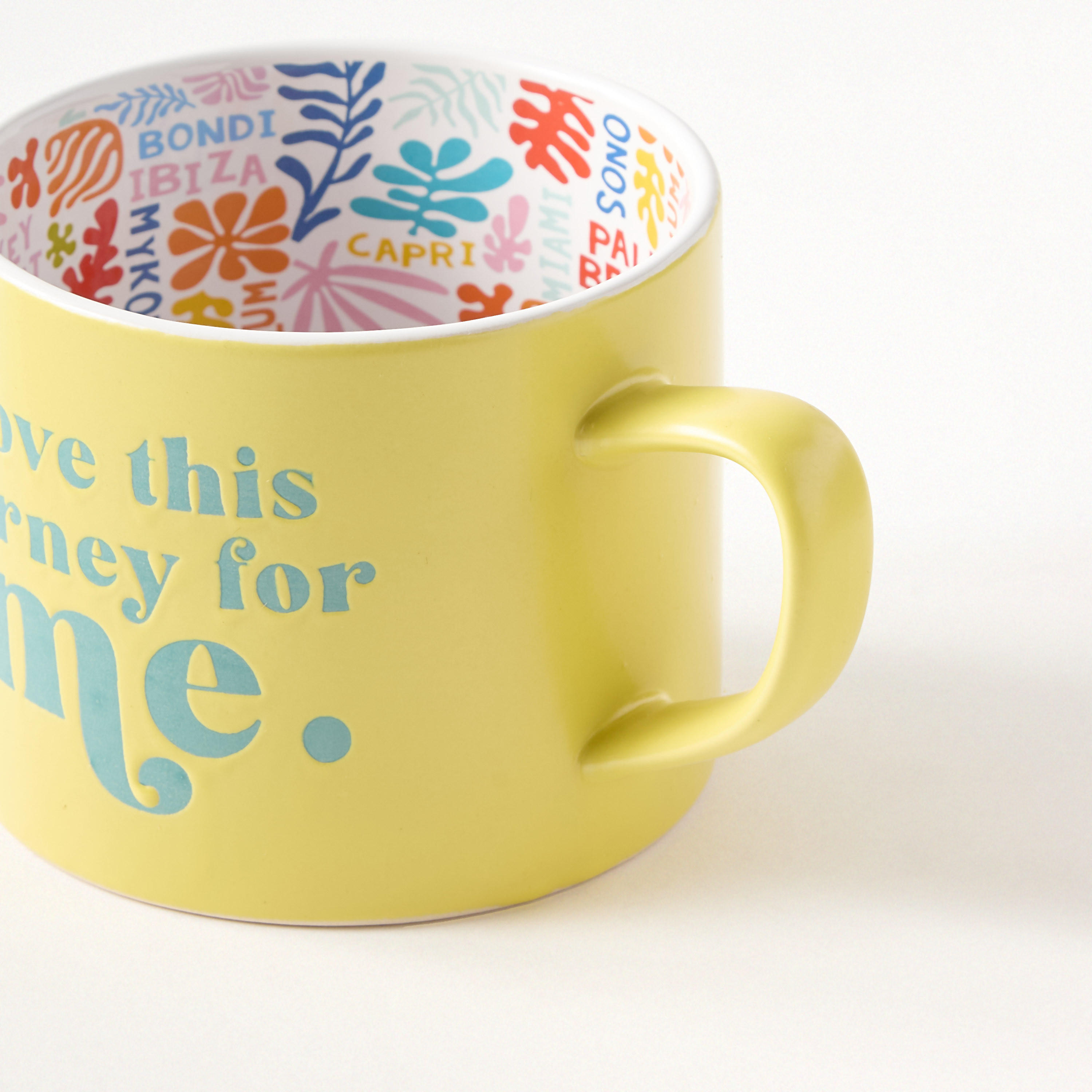 Boston Warehouse Slogan Print Ceramic Mug - 562 ml-household-dining-teaandcoffee-mugsandcups-image-2