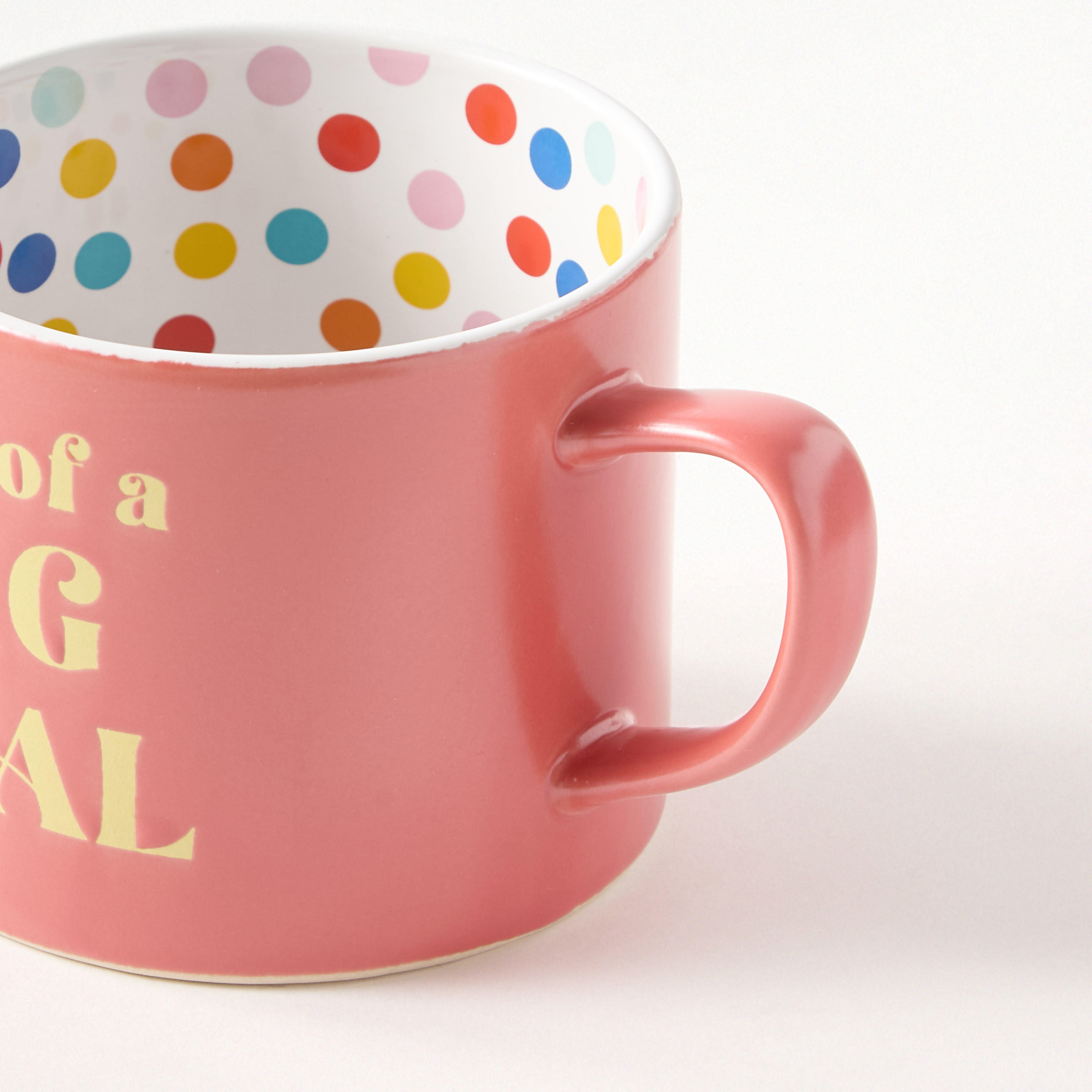 Boston Warehouse Slogan Print Ceramic Mug - 562 ml-household-dining-teaandcoffee-mugsandcups-image-2