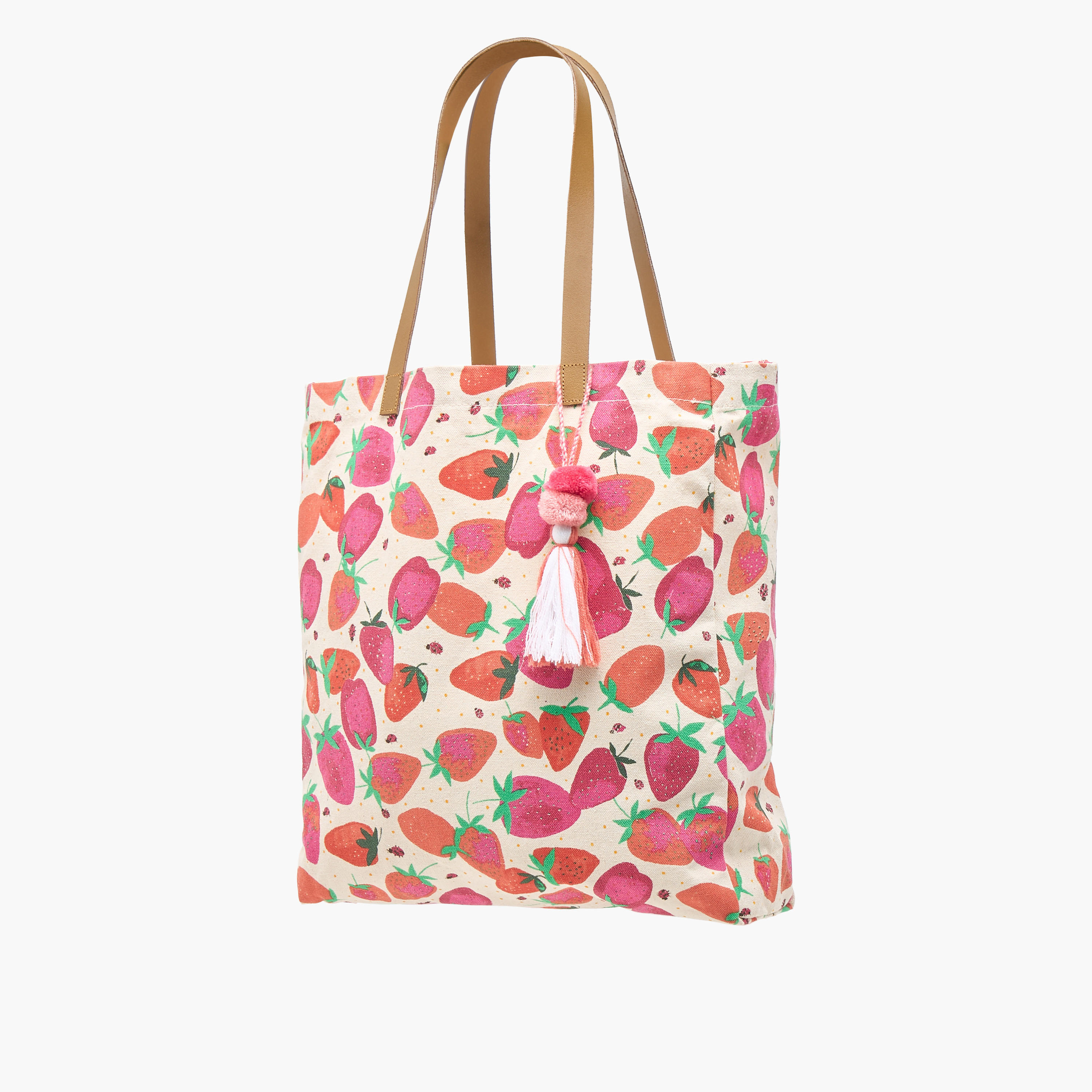 شنطة توتي بمقابض مزدوجة وطبعات فراولة-women-bagsandwallets-handbags-image-3