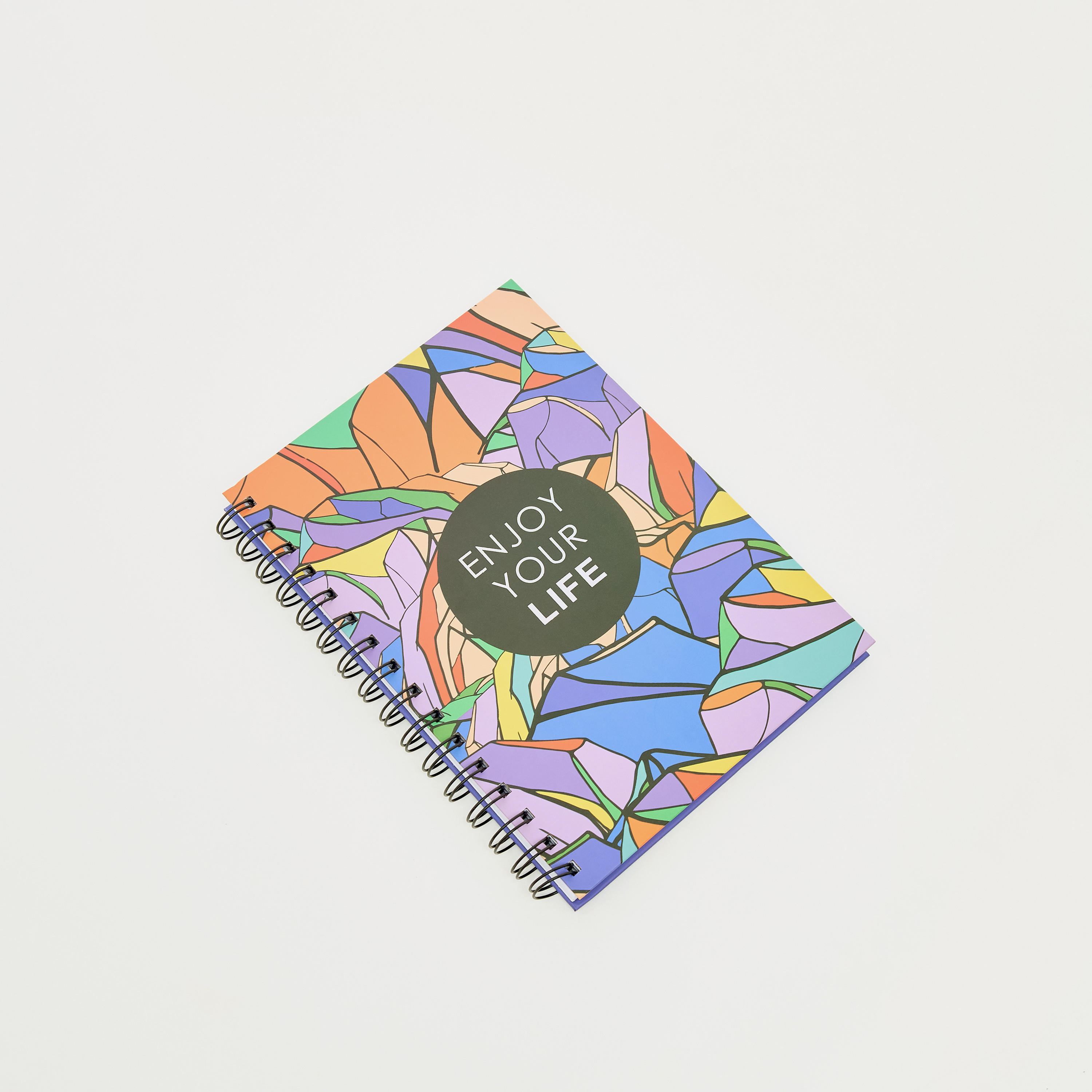 Slogan Print 80-Sheet Spiral A5 Notebook-school-stationery-notebooks-image-2