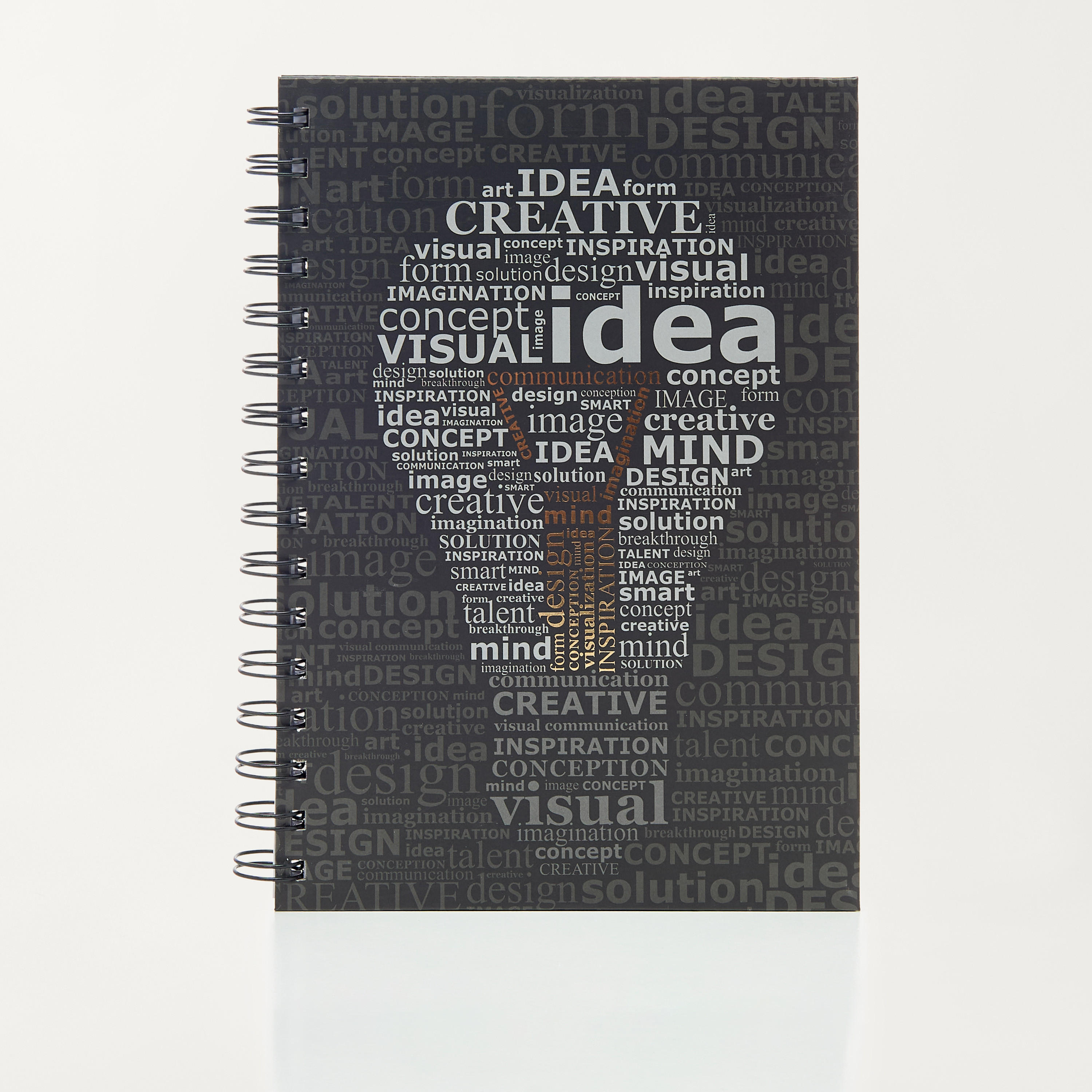 Typographic Print 80-Sheet Spiral A5 Notebook-school-stationery-notebooks-image-1