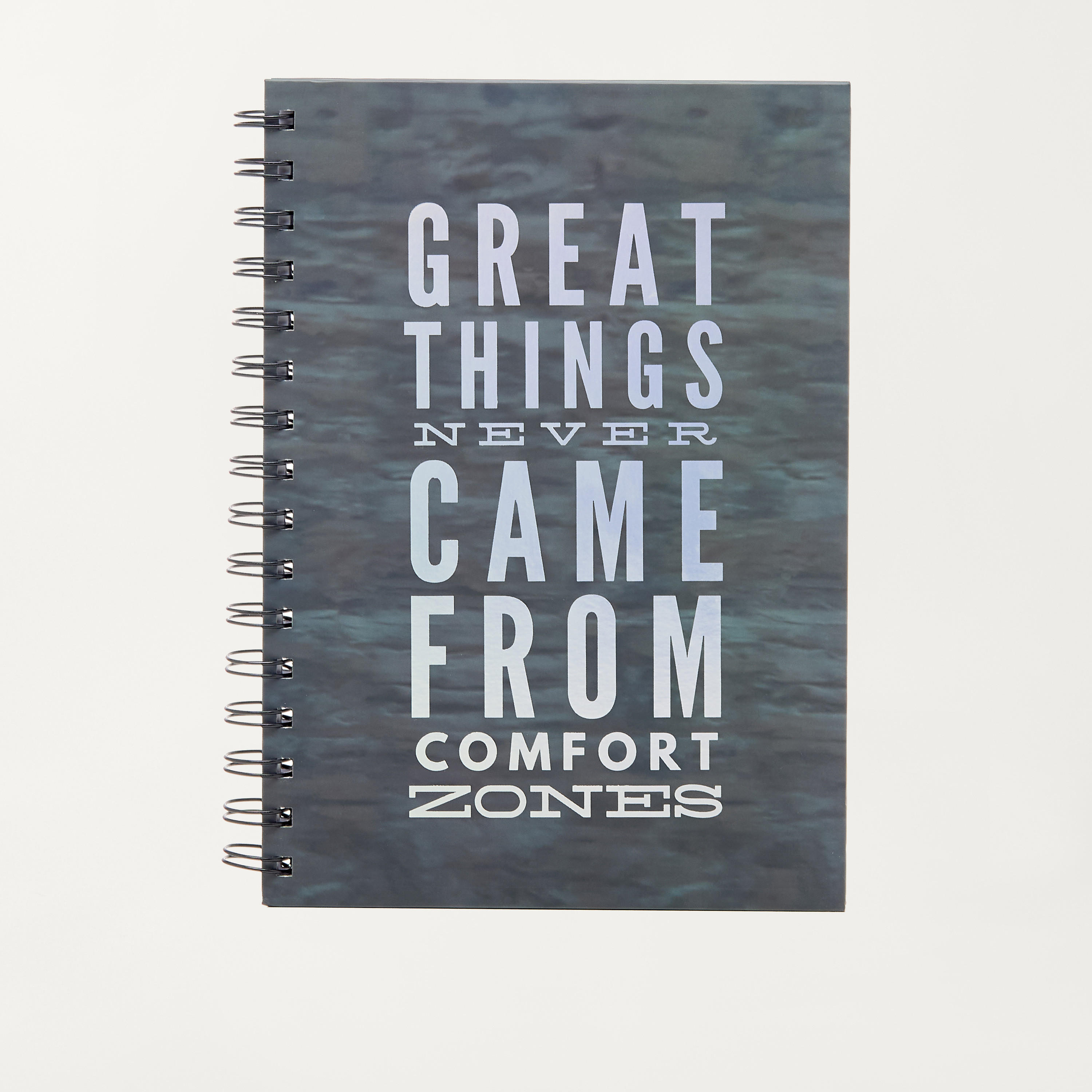 Slogan Print 80-Sheet Spiral A5 Notebook-school-stationery-notebooks-image-1