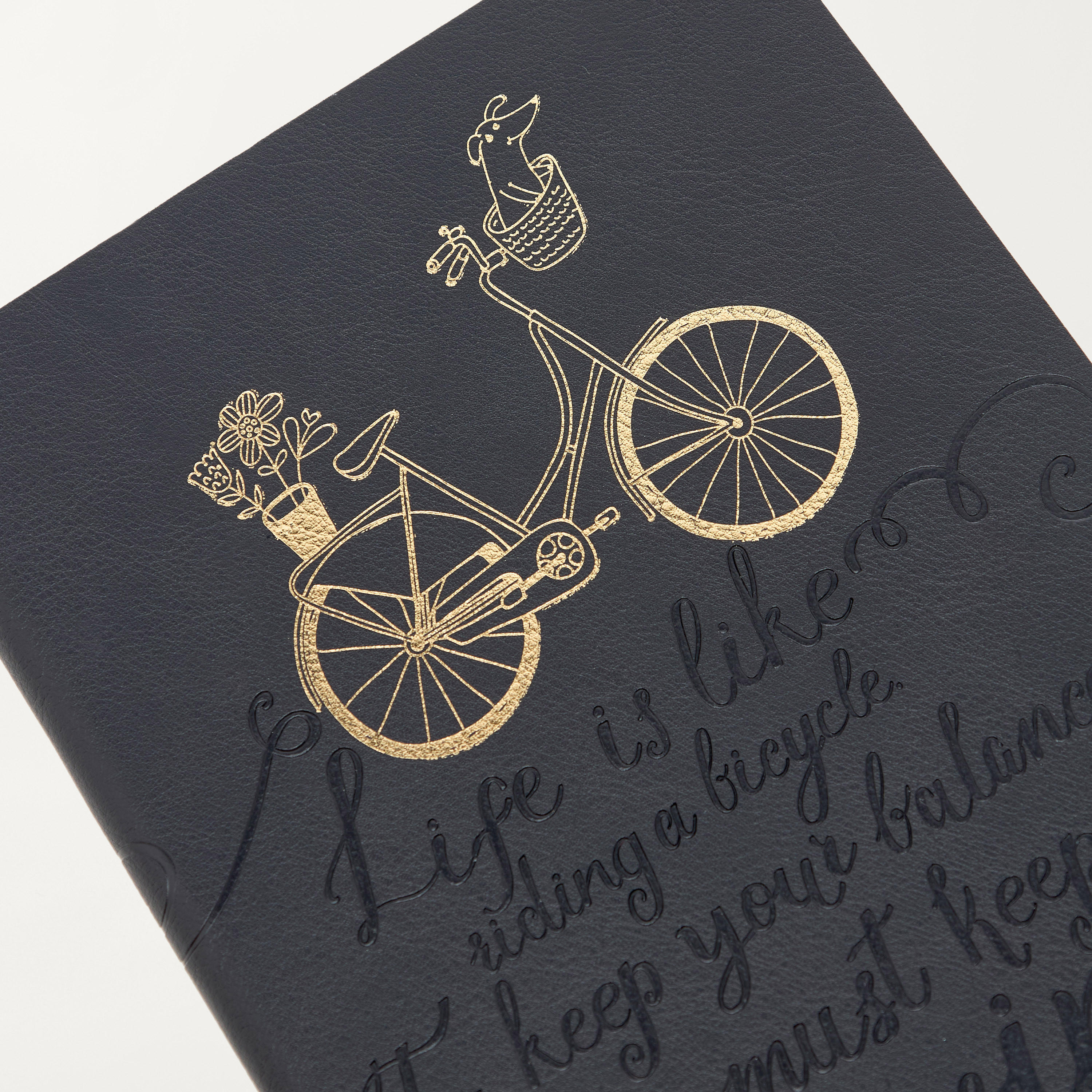 Slogan Embossed 80-Sheet Soft Cover A5 Journal-school-stationery-planners-image-3