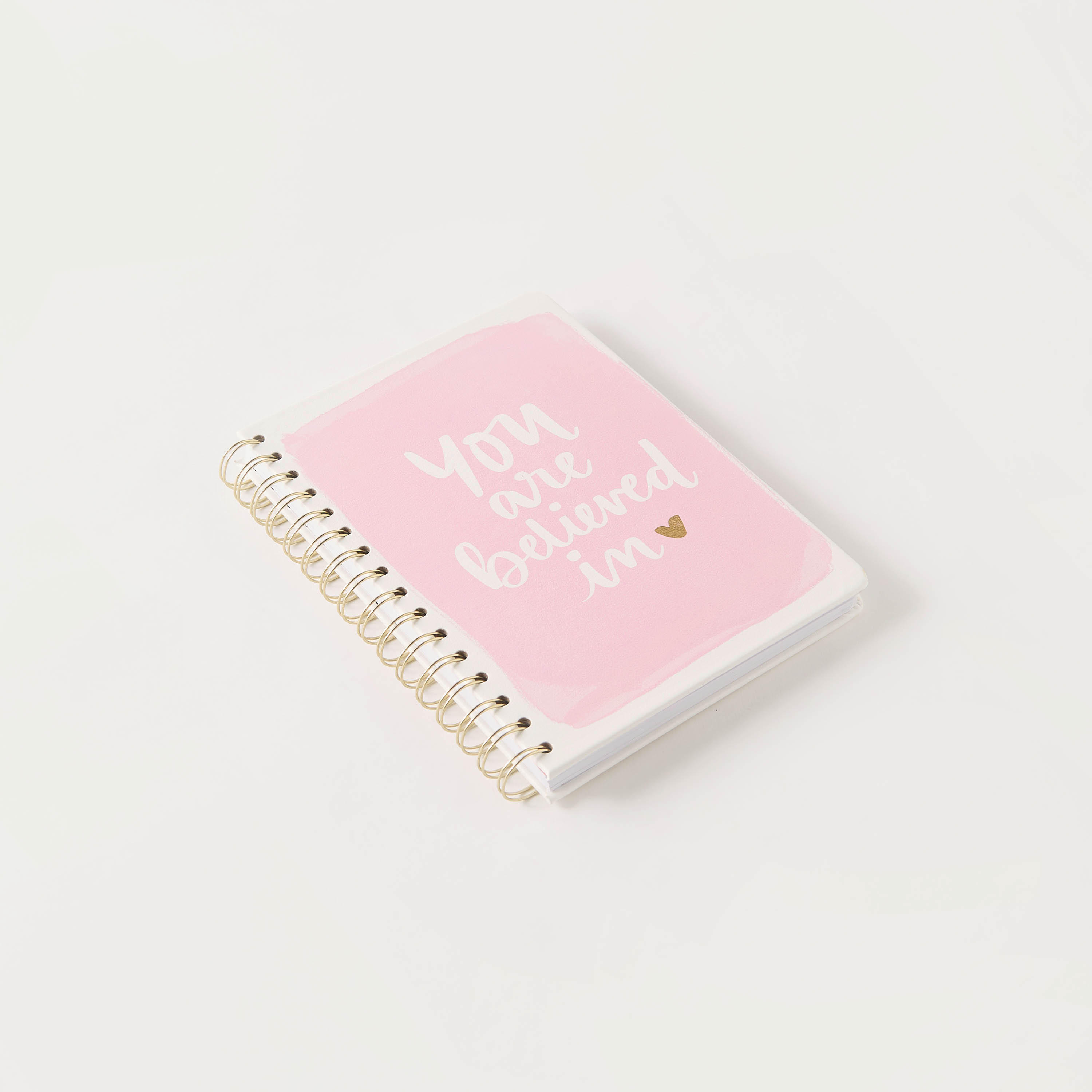 Slogan Print Ruled Spiral Bound A5 Notebook-school-stationery-notebooks-image-2