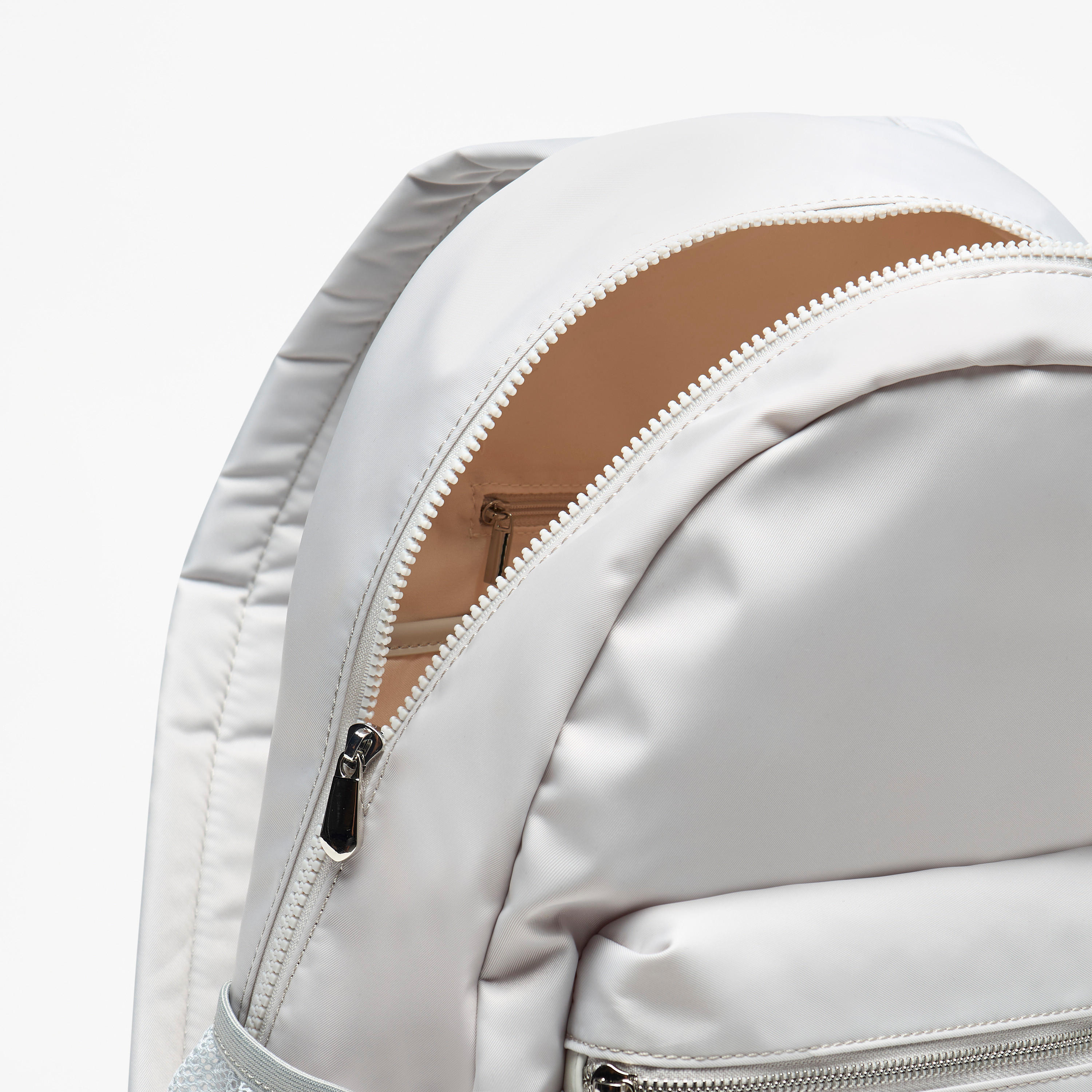 Missy Logo Applique Backpack with Adjustable Straps and Zip Closure - 31x40x13 cm-men-bags-image-4