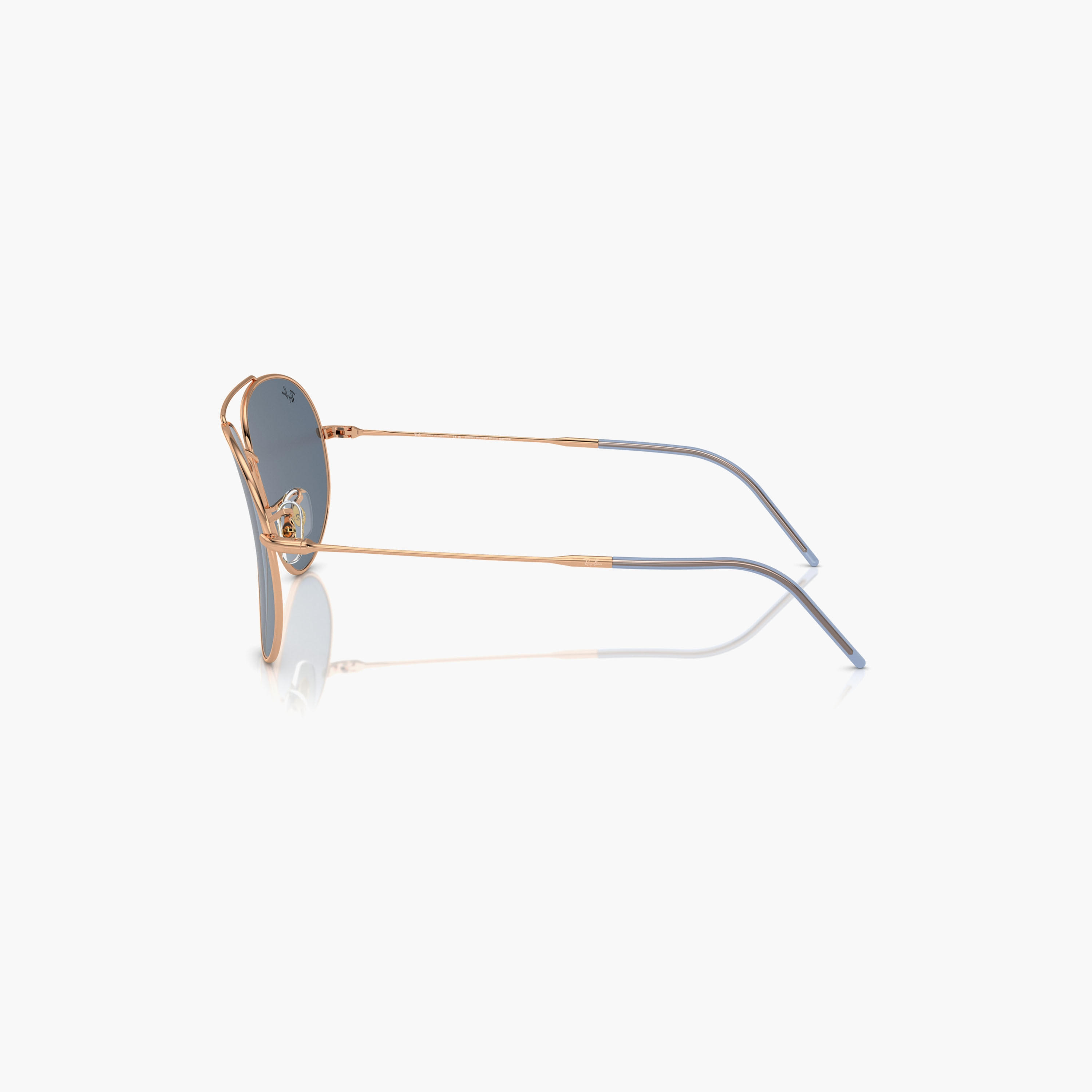 Ray-Ban Reverse Unisex Dark Blue Lens 59 MM Aviator Sunglasses | 0RBR0101S-men-sunglasses-image-5