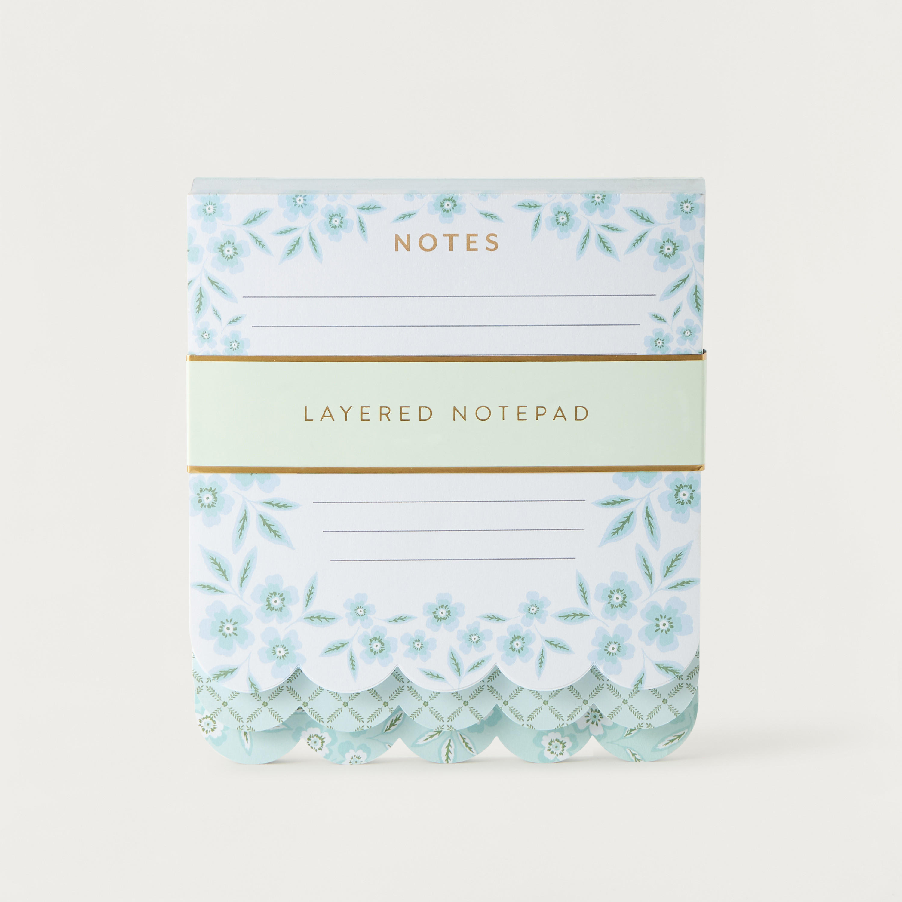 Floral Print Layered Notepad-school-stationery-notebooks-image-1
