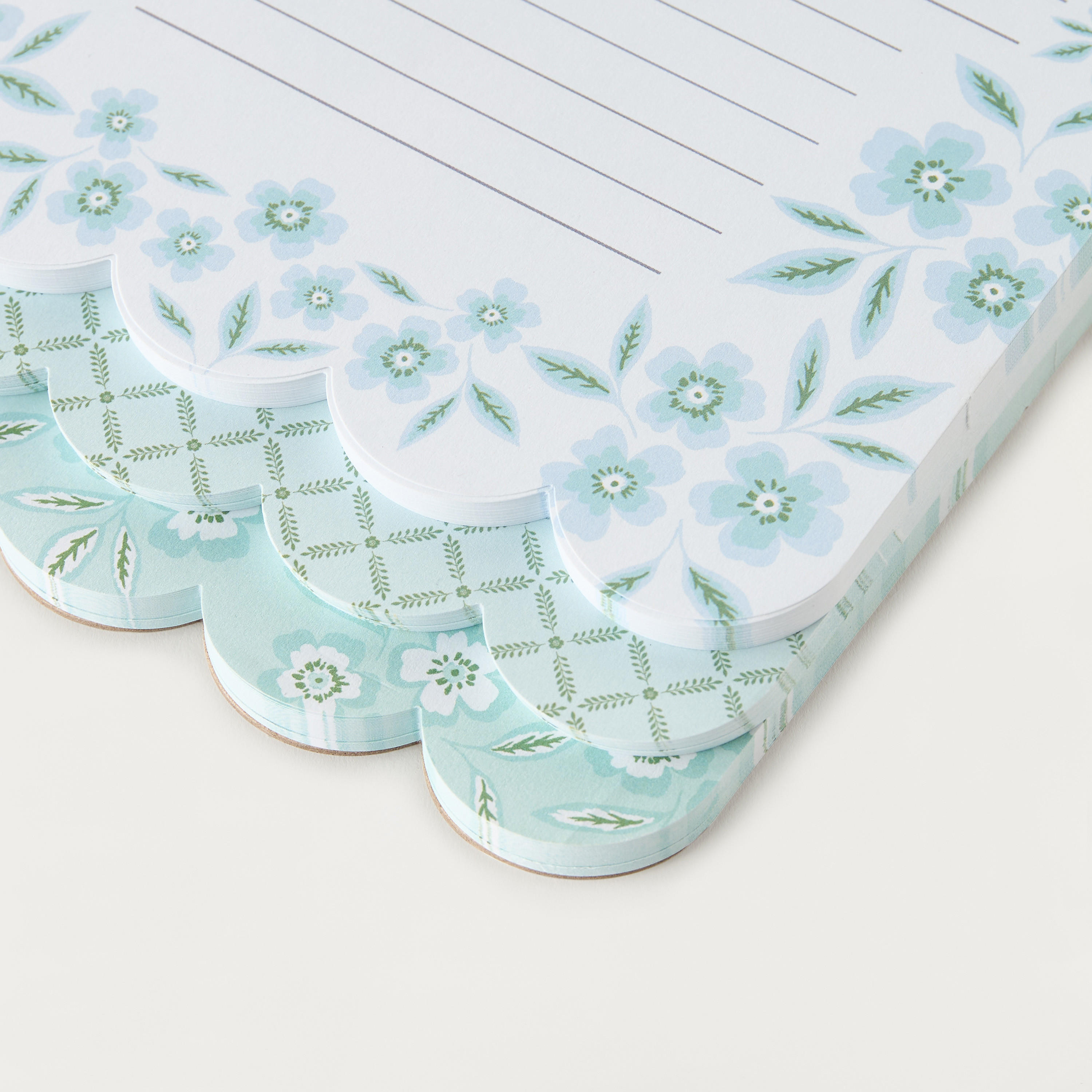 Floral Print Layered Notepad-school-stationery-notebooks-image-3