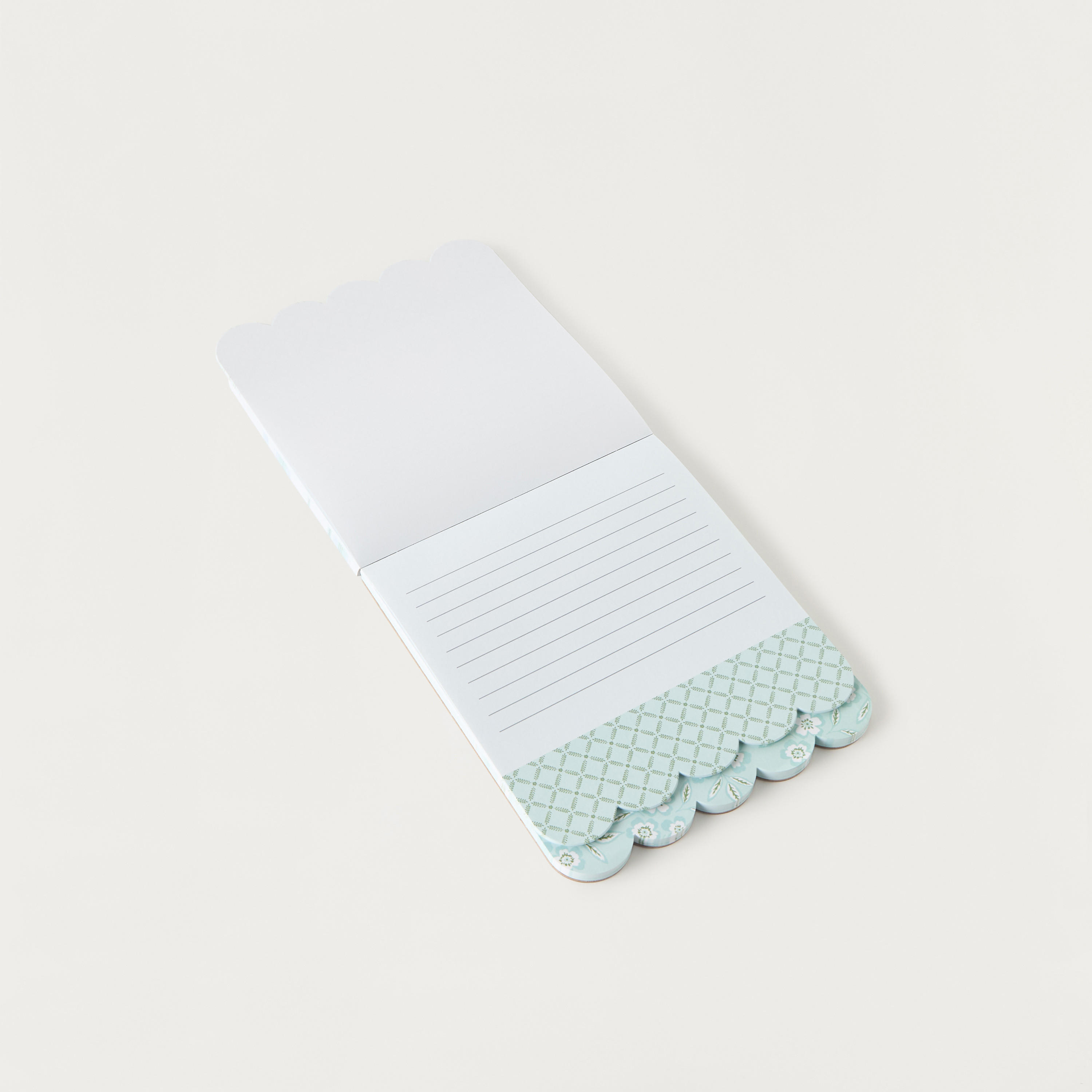 Floral Print Layered Notepad-school-stationery-notebooks-image-4