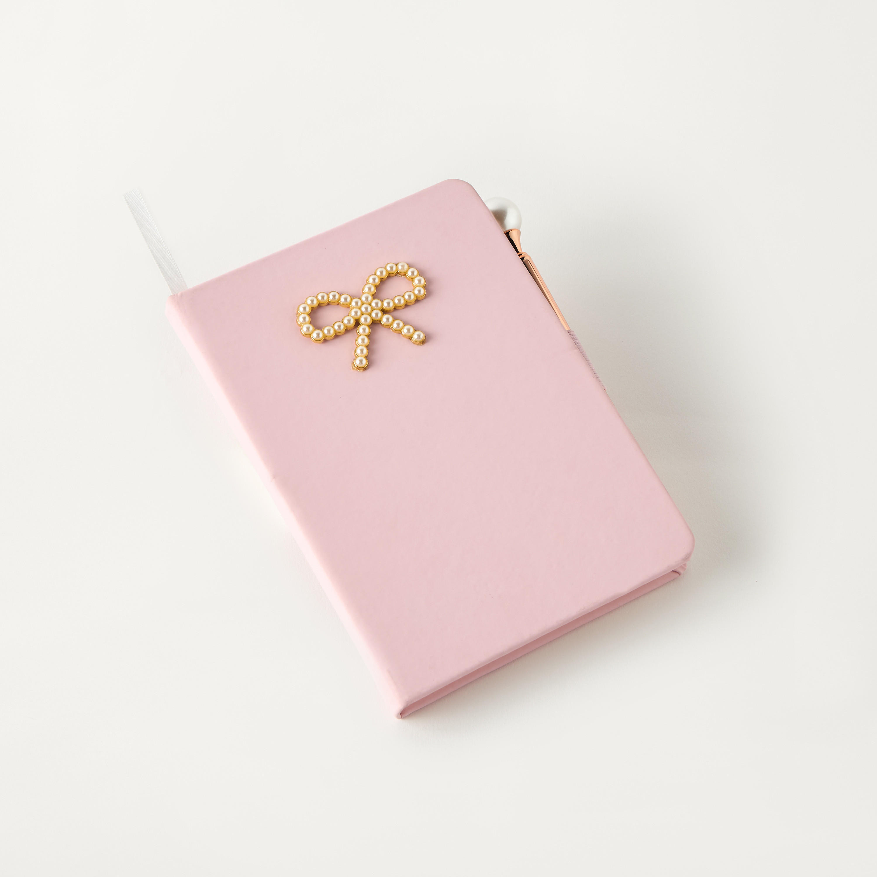 Pearl Embellished Journal with Pen-school-stationery-planners-image-2
