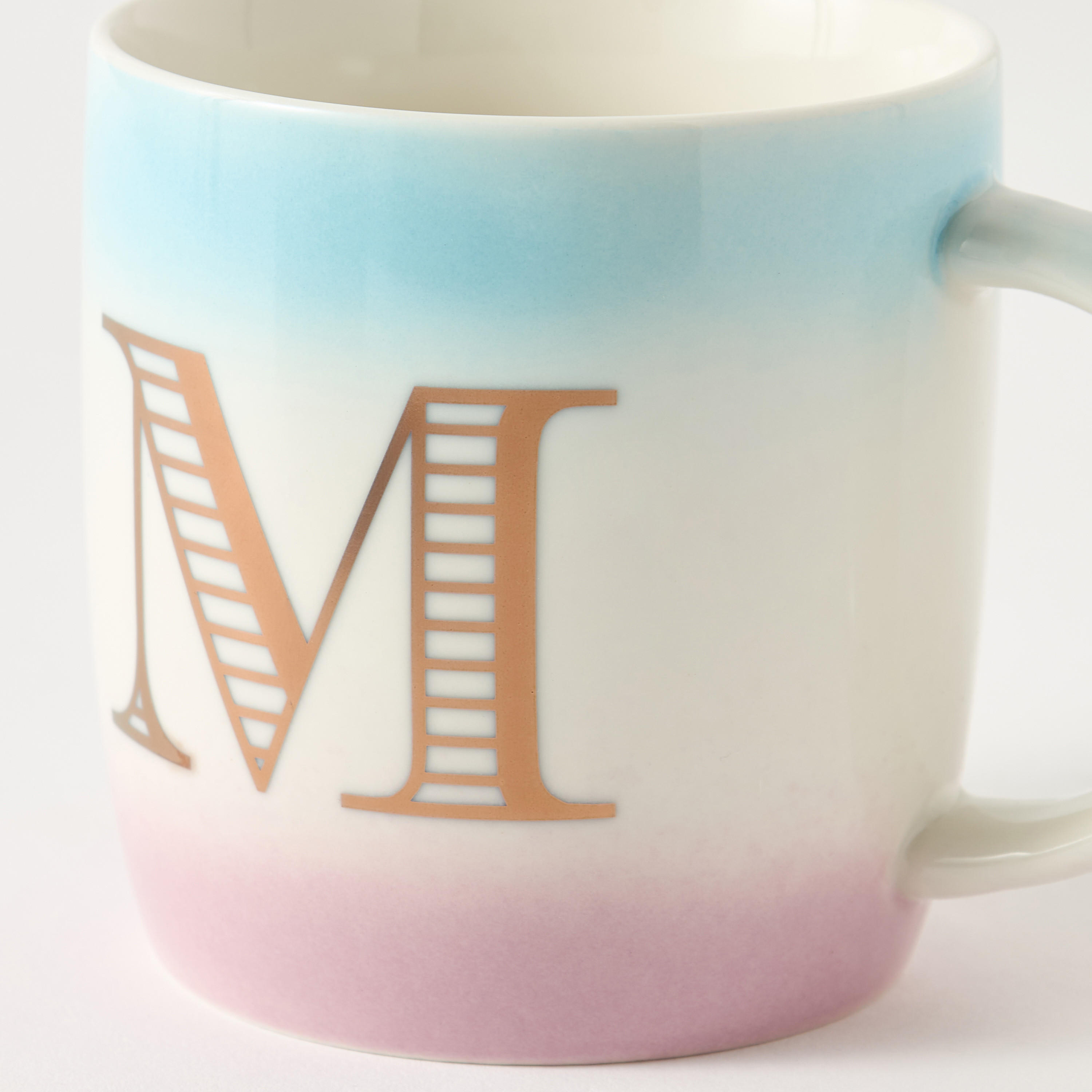 Colourblock Ceramic Mug with Initial A - 360 ml-household-dining-teaandcoffee-mugsandcups-image-3