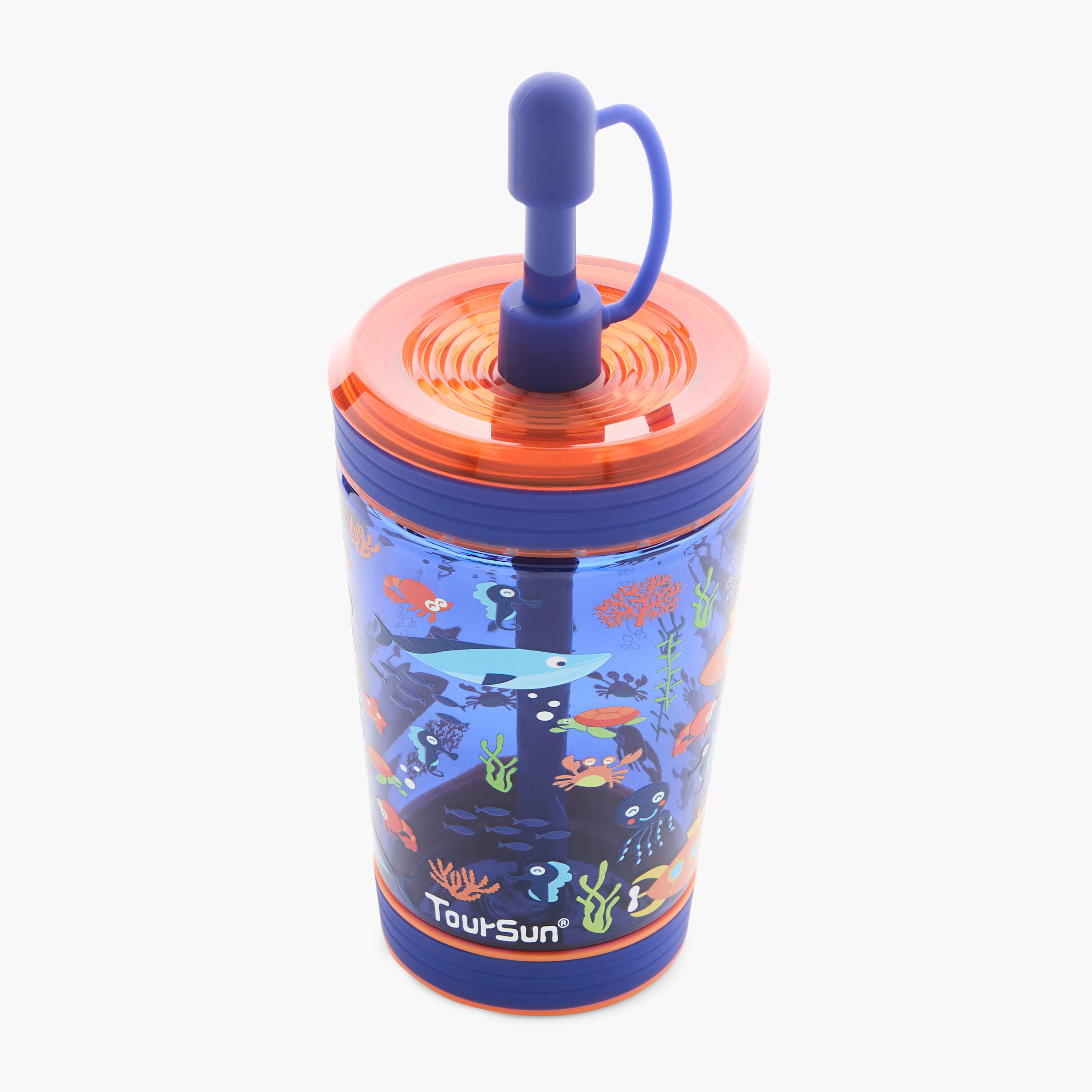 All-Over Unicorn Print Tumbler with Straw - 480 ml-household-dining-teaandcoffee-travelmugsandsippers-image-3