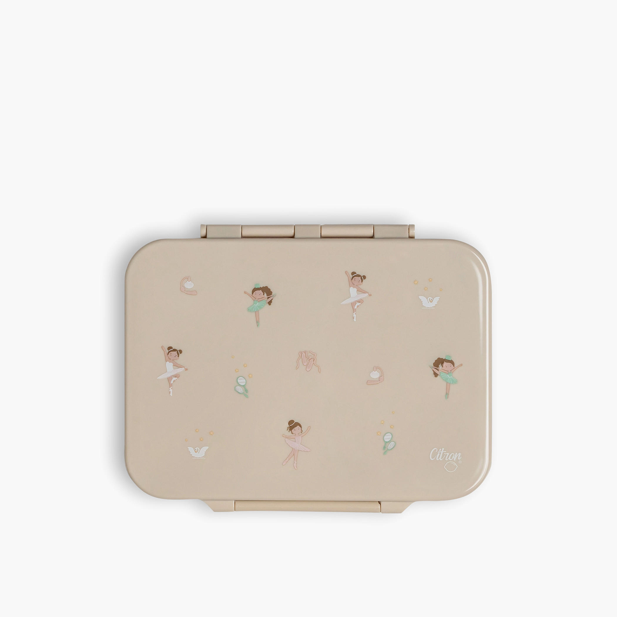 Citron Unicorn Print Sectioned Lunch Box with Clip Lock Lid6 -Month Warranty-school-lunchessentials-lunchboxes-image-1