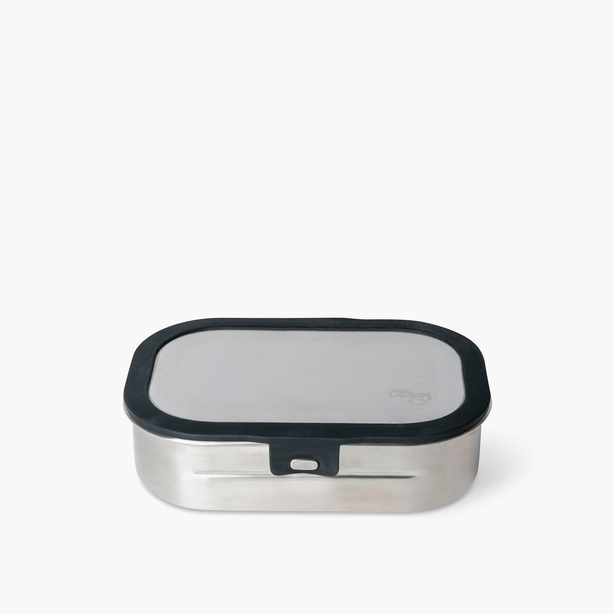 Citron Solid Lunch Box with Clip Lock Closure-school-lunchessentials-lunchboxes-image-3