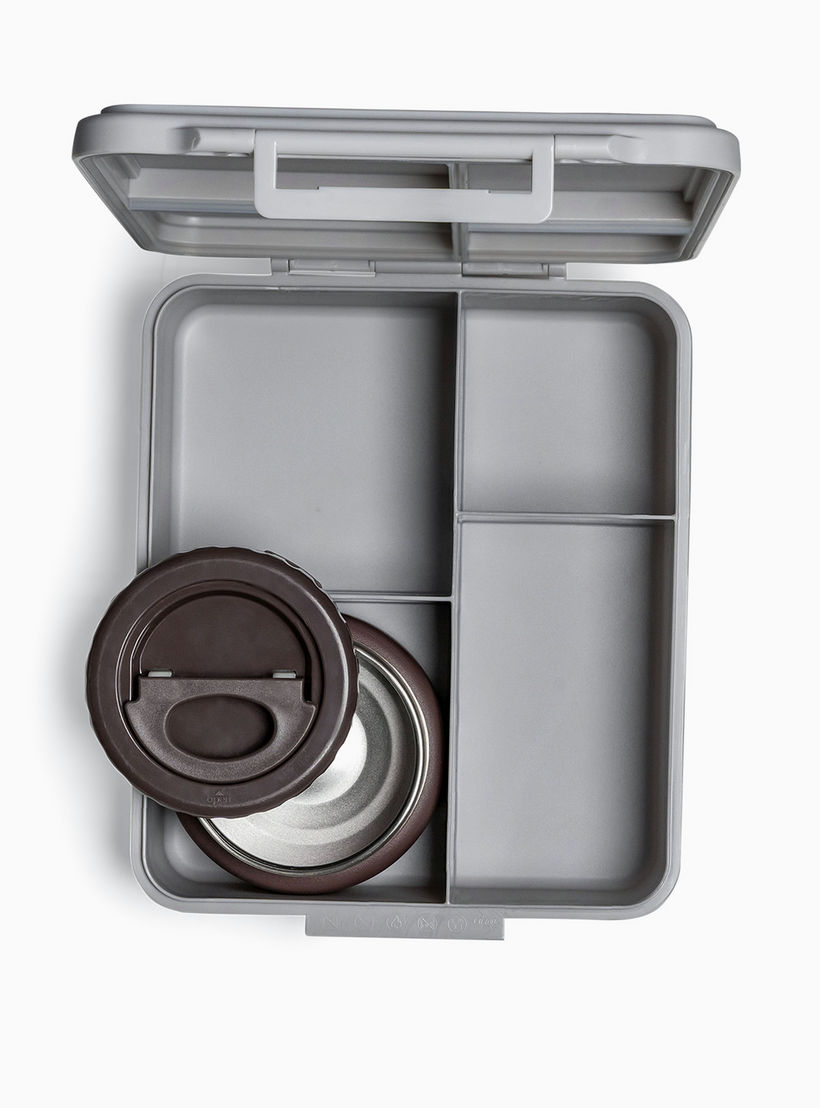 صندوق غداء مقسّم بغطاء بقفل مشبك وطبعات يونيكورن من سيترون - ضمان 6 أشهر-school-lunchessentials-lunchboxes-image-3