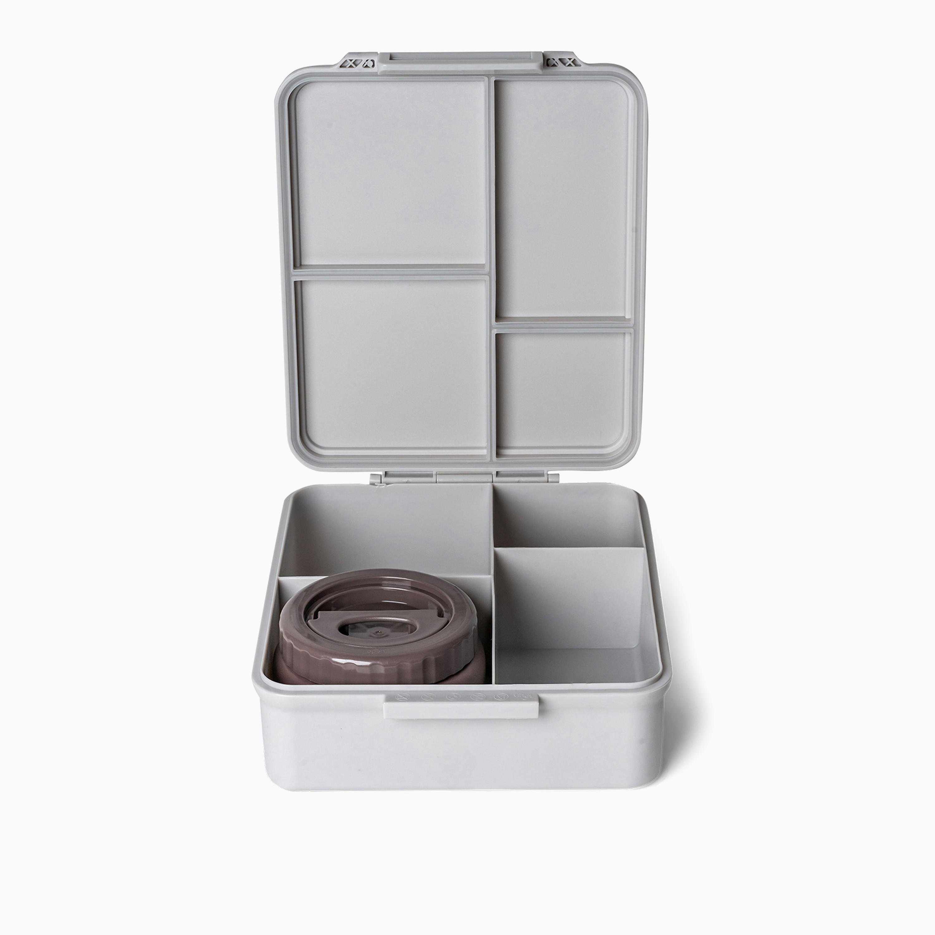 صندوق غداء مقسّم بغطاء بقفل مشبك وطبعات يونيكورن من سيترون - ضمان 6 أشهر-school-lunchessentials-lunchboxes-image-5