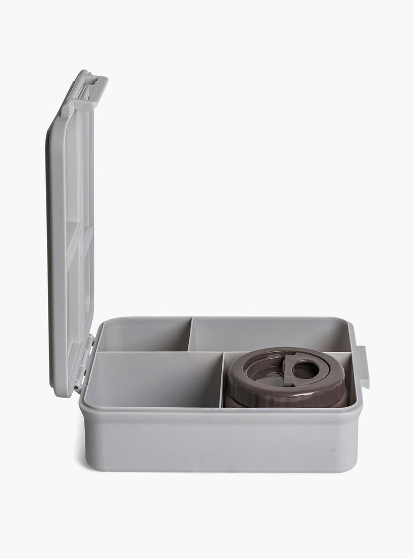 صندوق غداء مقسّم بغطاء بقفل مشبك وطبعات يونيكورن من سيترون - ضمان 6 أشهر-school-lunchessentials-lunchboxes-image-6