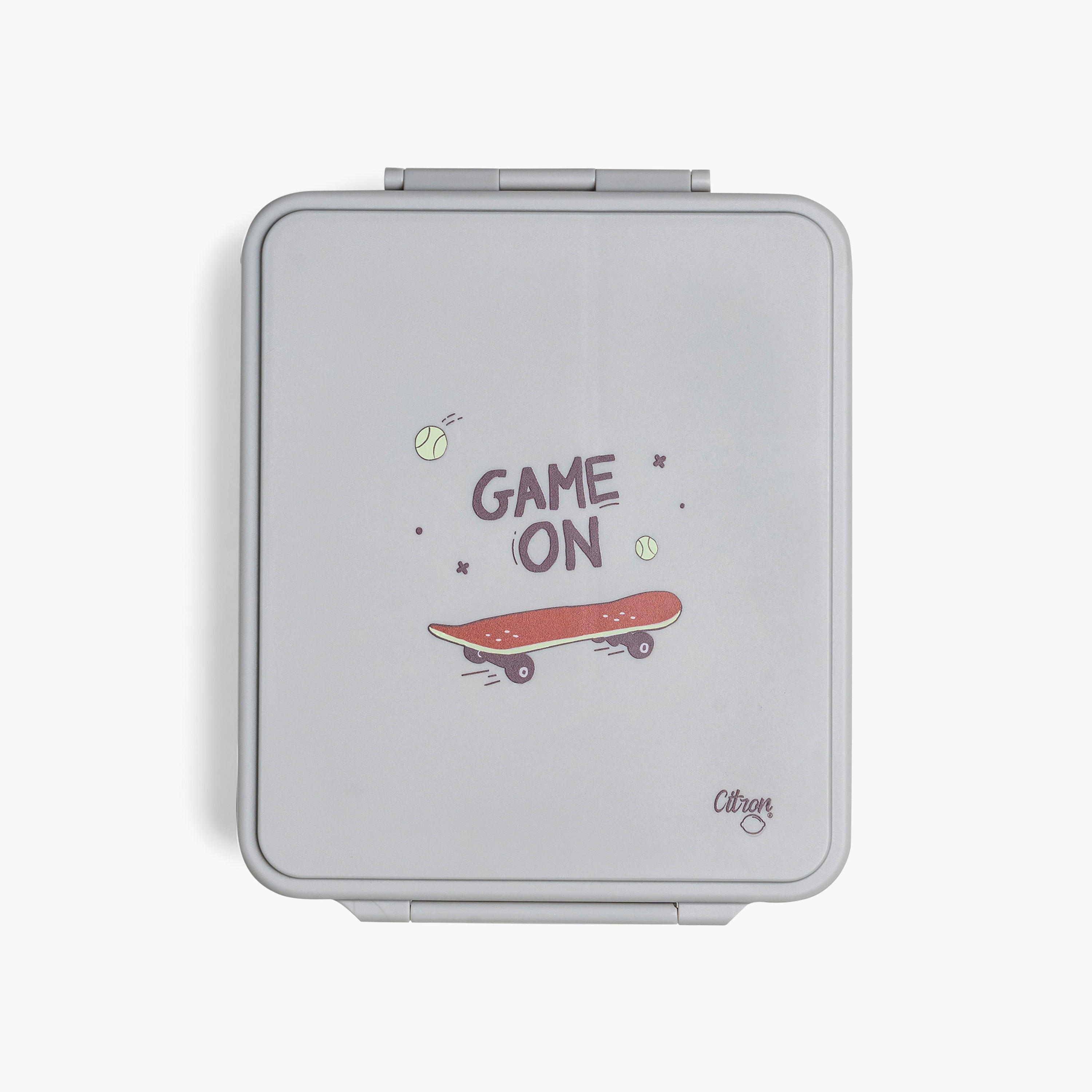 صندوق غداء مقسّم بغطاء بقفل مشبك وطبعات يونيكورن من سيترون - ضمان 6 أشهر-school-lunchessentials-lunchboxes-image-9