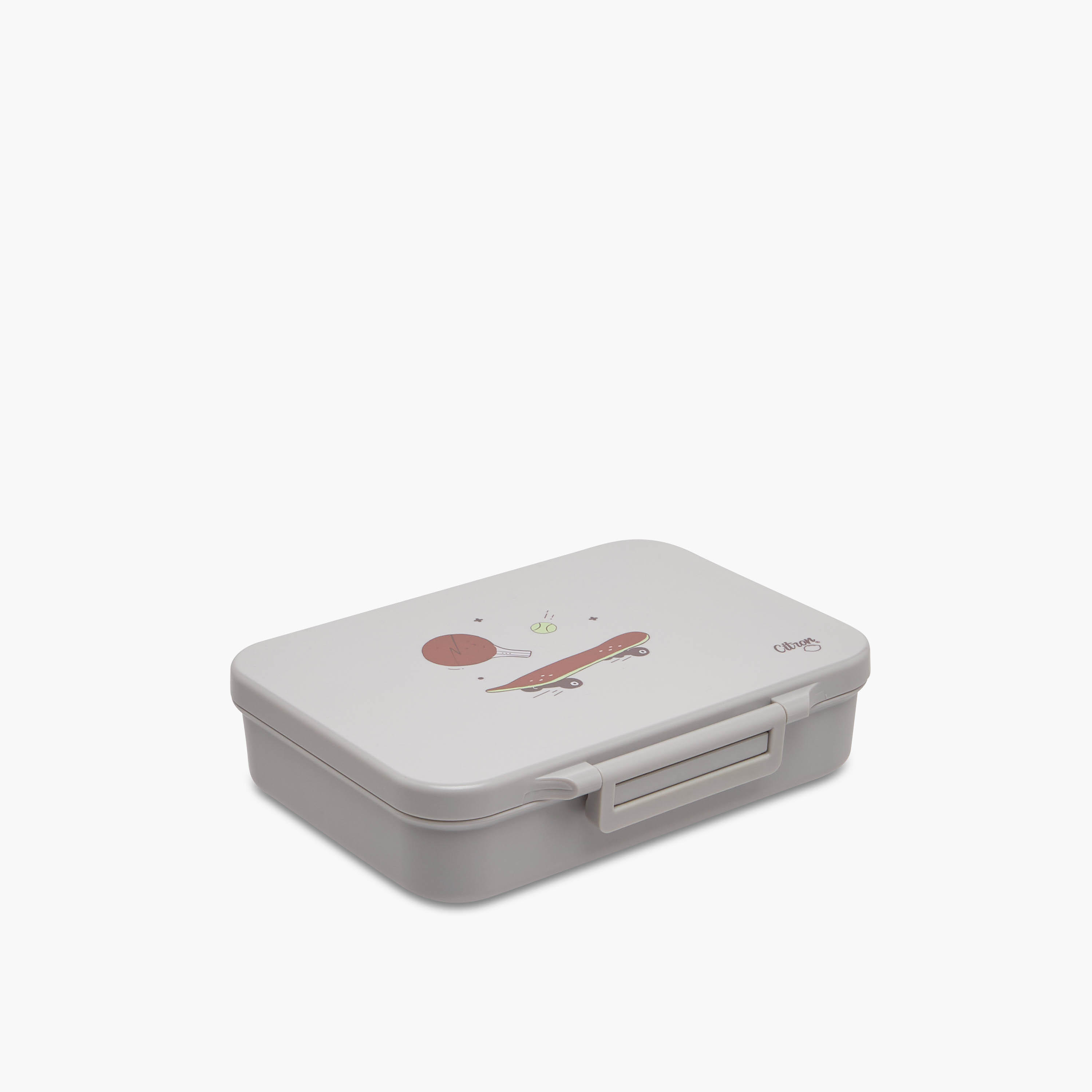 Citron Unicorn Print Sectioned Lunch Box with Clip Lock Lid6 -Month Warranty-school-lunchessentials-lunchboxes-image-2