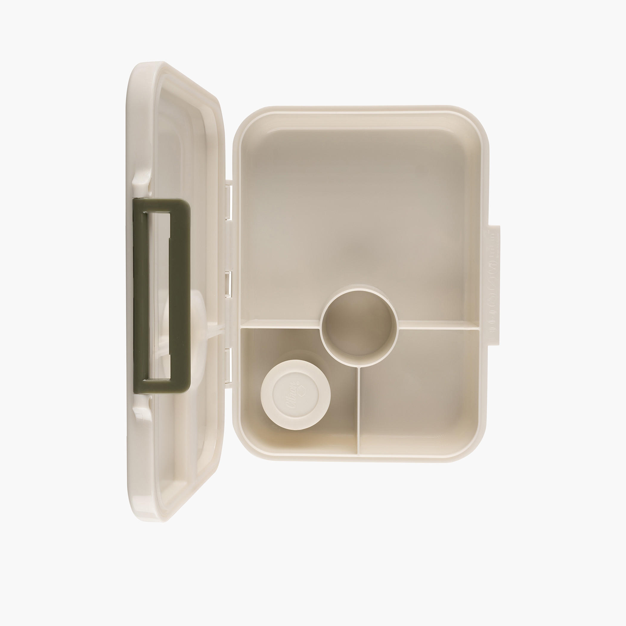 Citron Unicorn Print Sectioned Lunch Box with Clip Lock Lid6 -Month Warranty-school-lunchessentials-lunchboxes-image-1