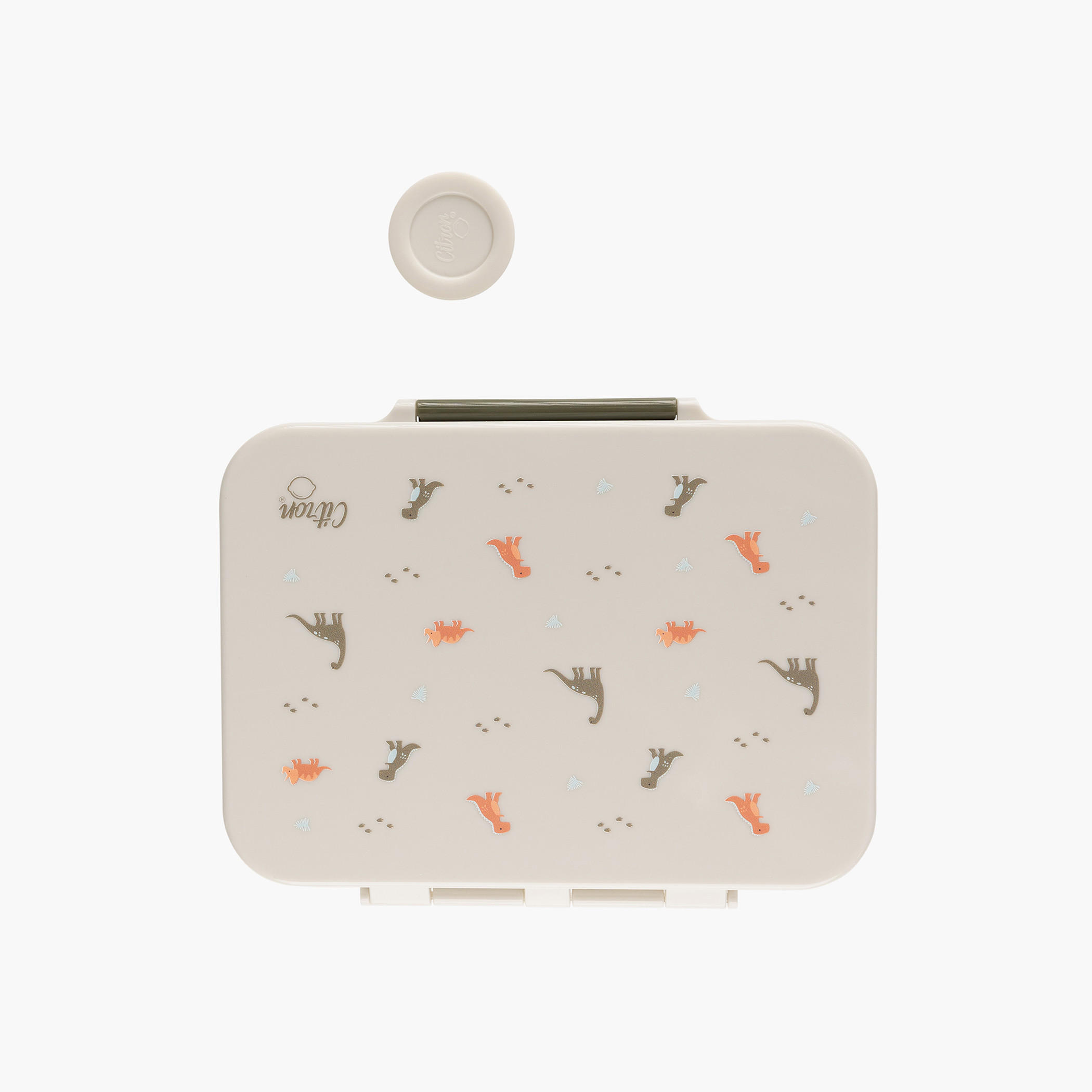Citron Unicorn Print Sectioned Lunch Box with Clip Lock Lid6 -Month Warranty-school-lunchessentials-lunchboxes-image-2