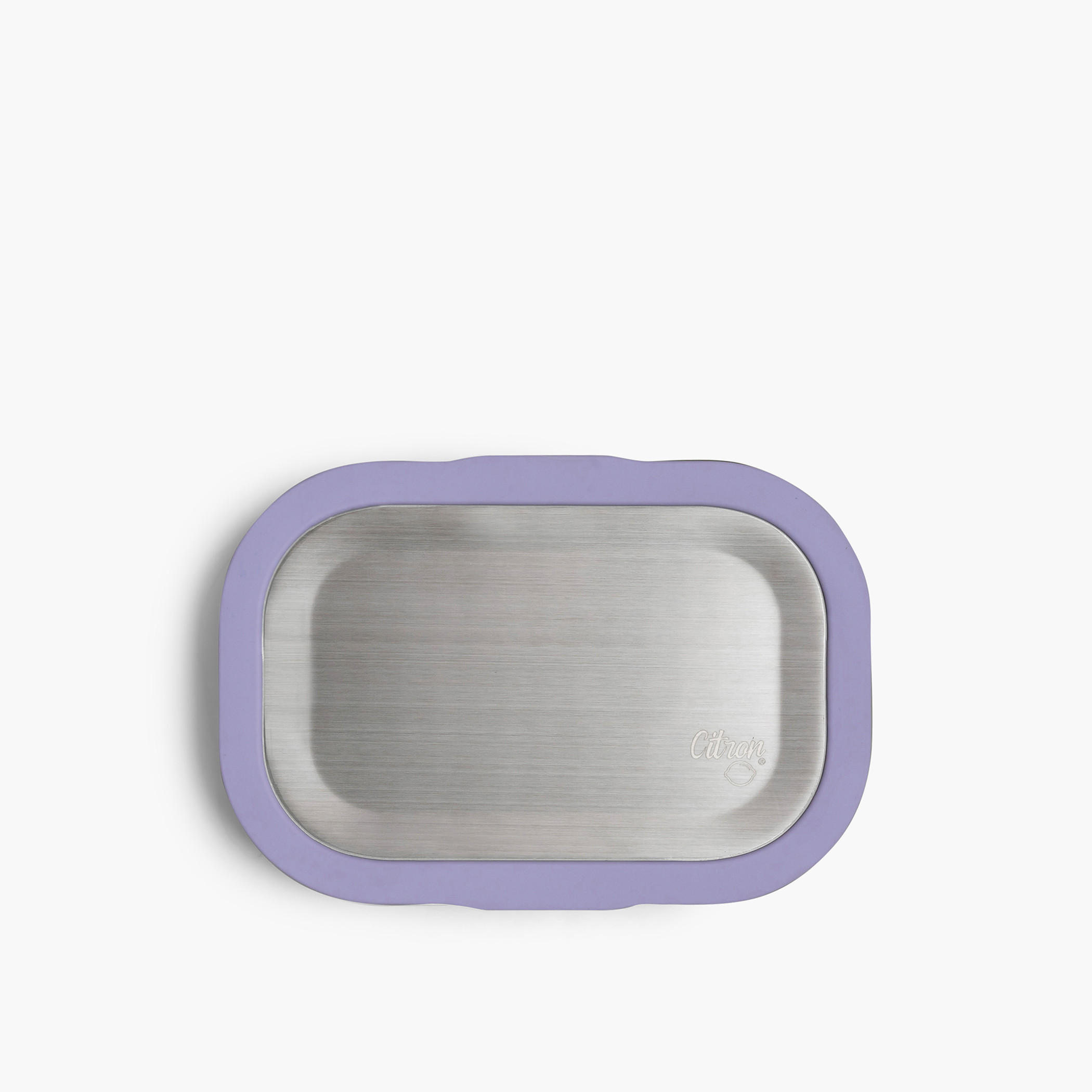 Citron Solid Lunch Box with Clip Lock Closure-school-lunchessentials-lunchboxes-image-1