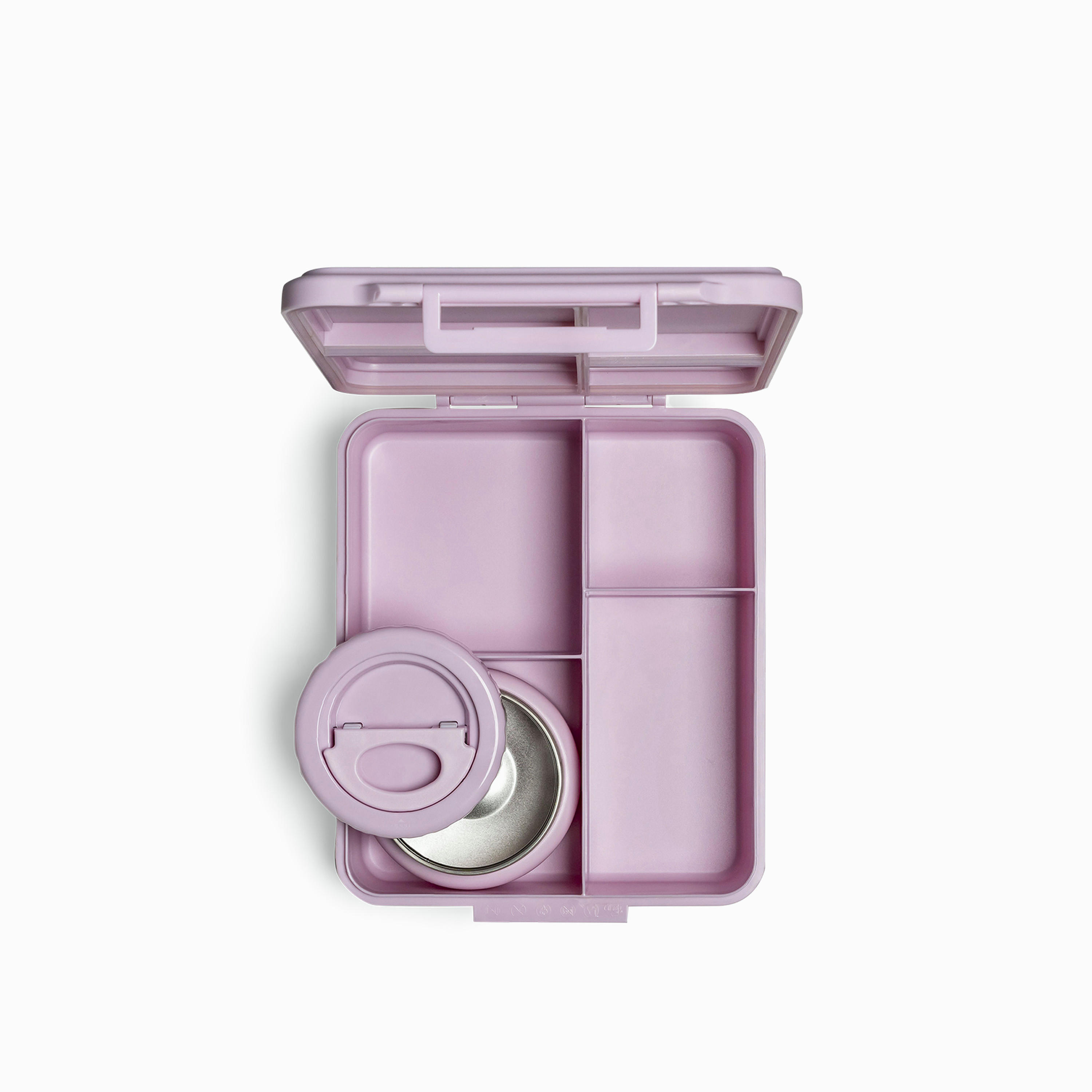 صندوق غداء مقسّم بغطاء بقفل مشبك وطبعات يونيكورن من سيترون - ضمان 6 أشهر-school-lunchessentials-lunchboxes-image-4