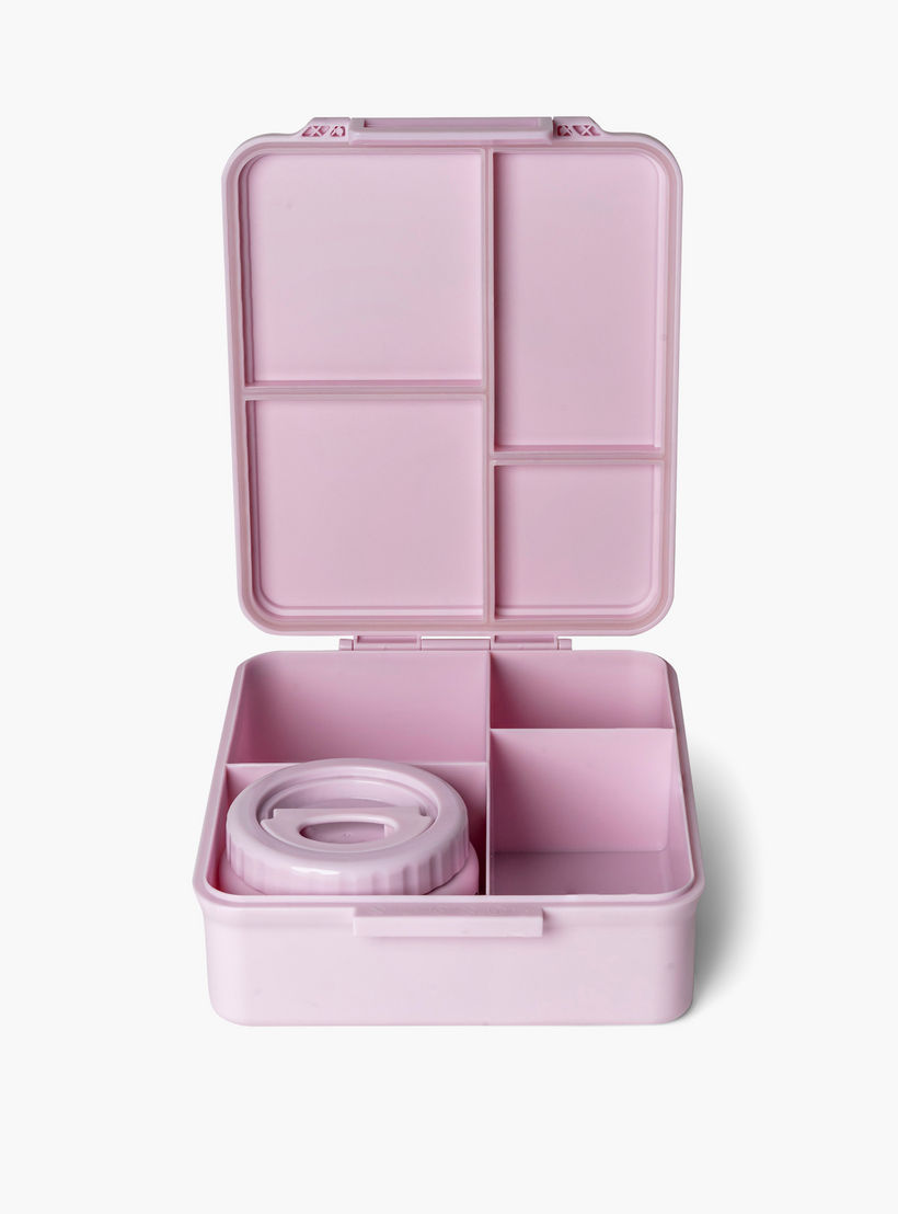 صندوق غداء مقسّم بغطاء بقفل مشبك وطبعات يونيكورن من سيترون - ضمان 6 أشهر-school-lunchessentials-lunchboxes-image-6