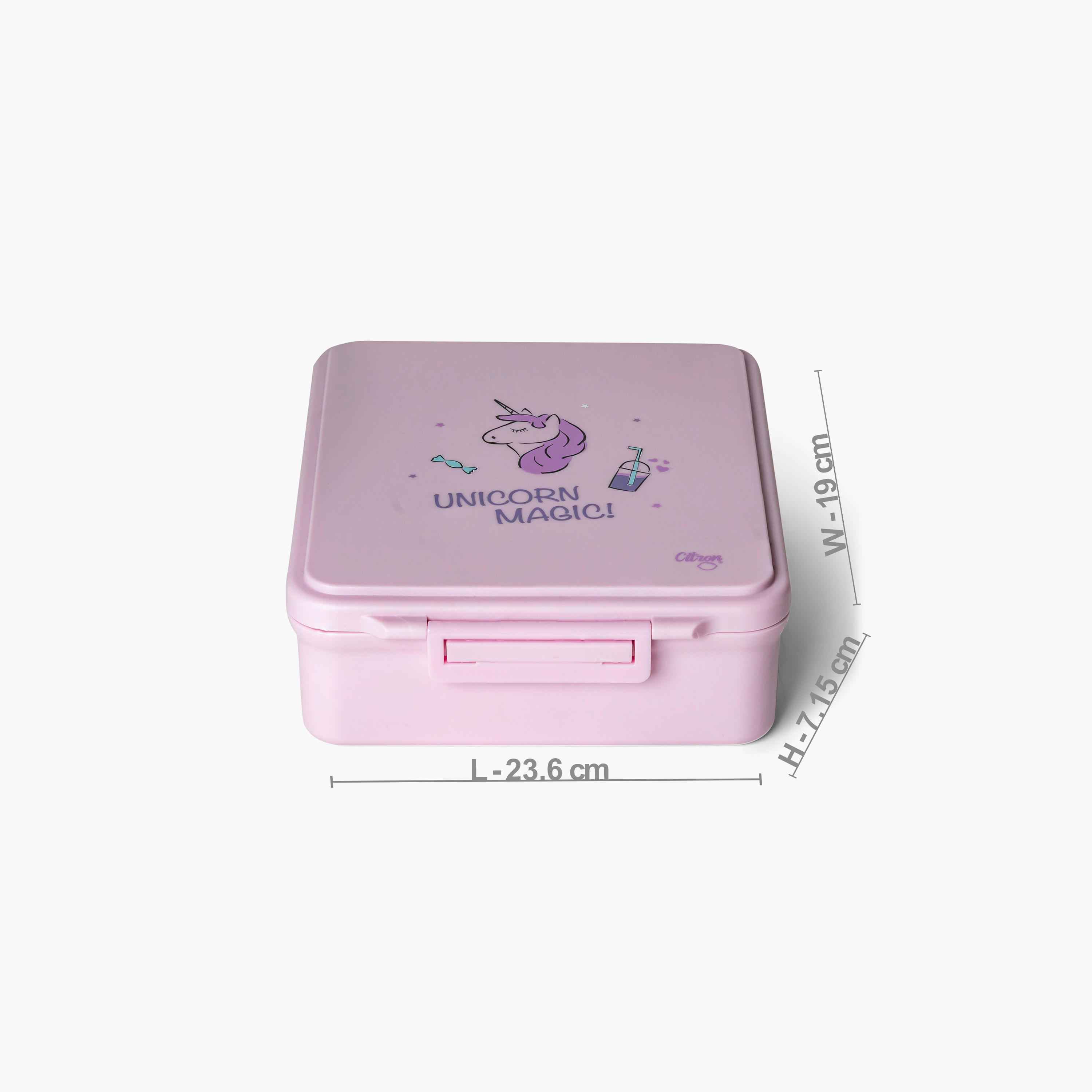 صندوق غداء مقسّم بغطاء بقفل مشبك وطبعات يونيكورن من سيترون - ضمان 6 أشهر-school-lunchessentials-lunchboxes-image-8