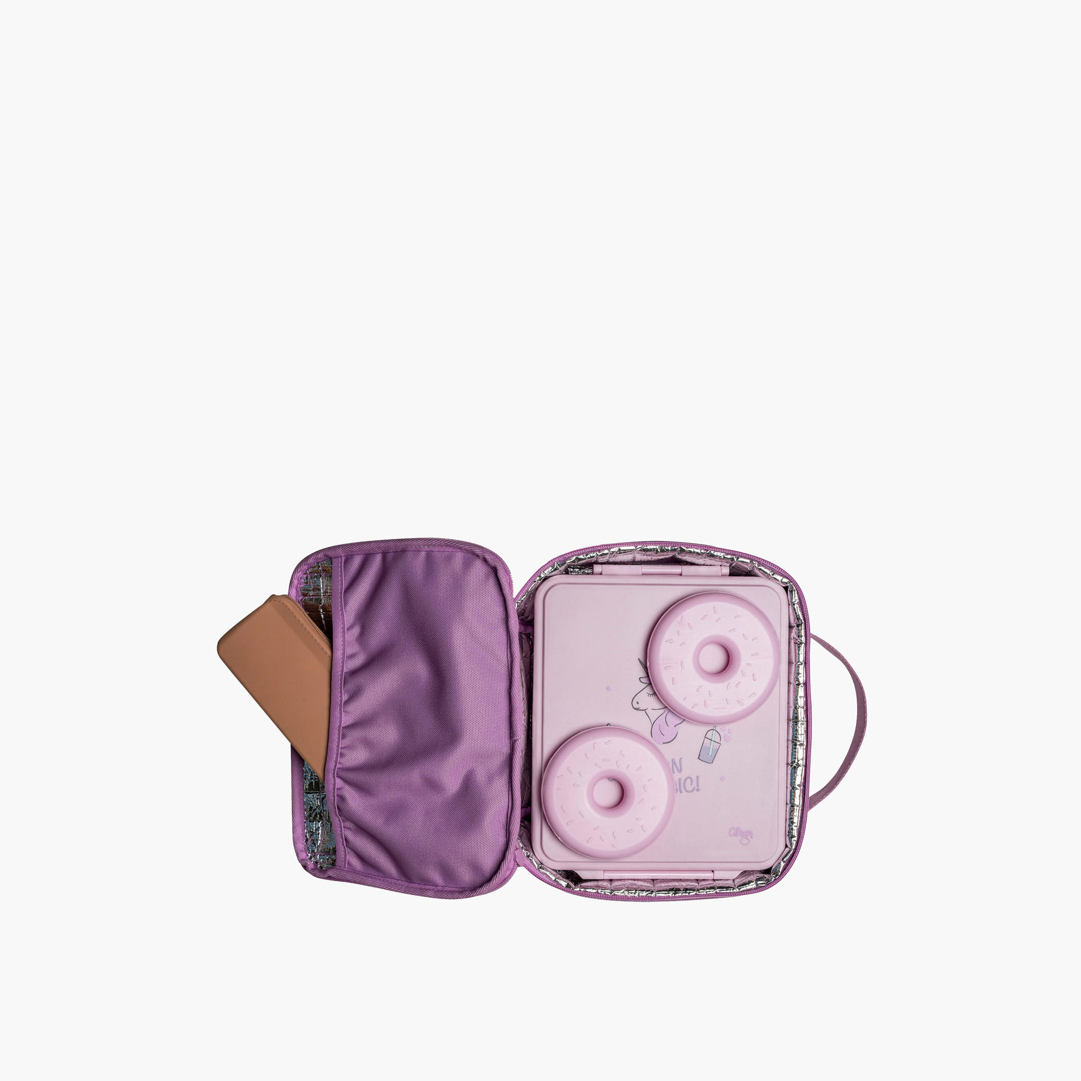 Citron Unicorn Print Lunch Bag with Zip Closure-school-lunchessentials-lunchbags-image-2