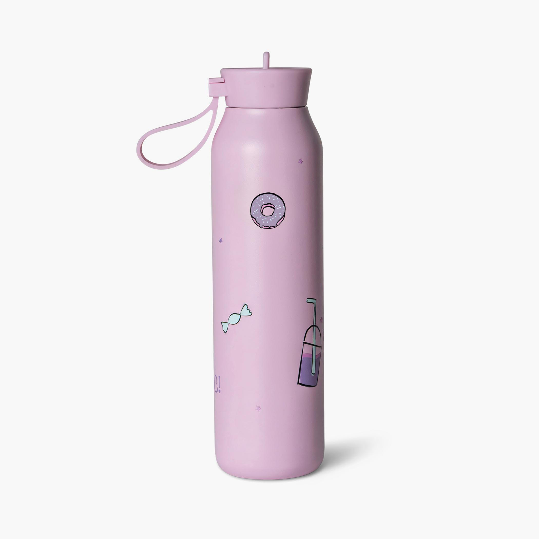 قارورة ماء ستانلس ستيل بقشّة وعزل حراري مزدوج وتصميم ألعاب من سيترون-school-waterbottles-image-1