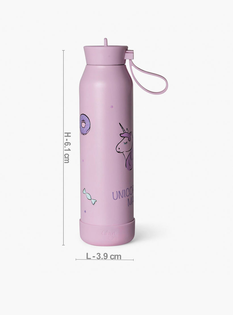 قارورة ماء ستانلس ستيل بقشّة وعزل حراري مزدوج وتصميم ألعاب من سيترون-school-waterbottles-image-4