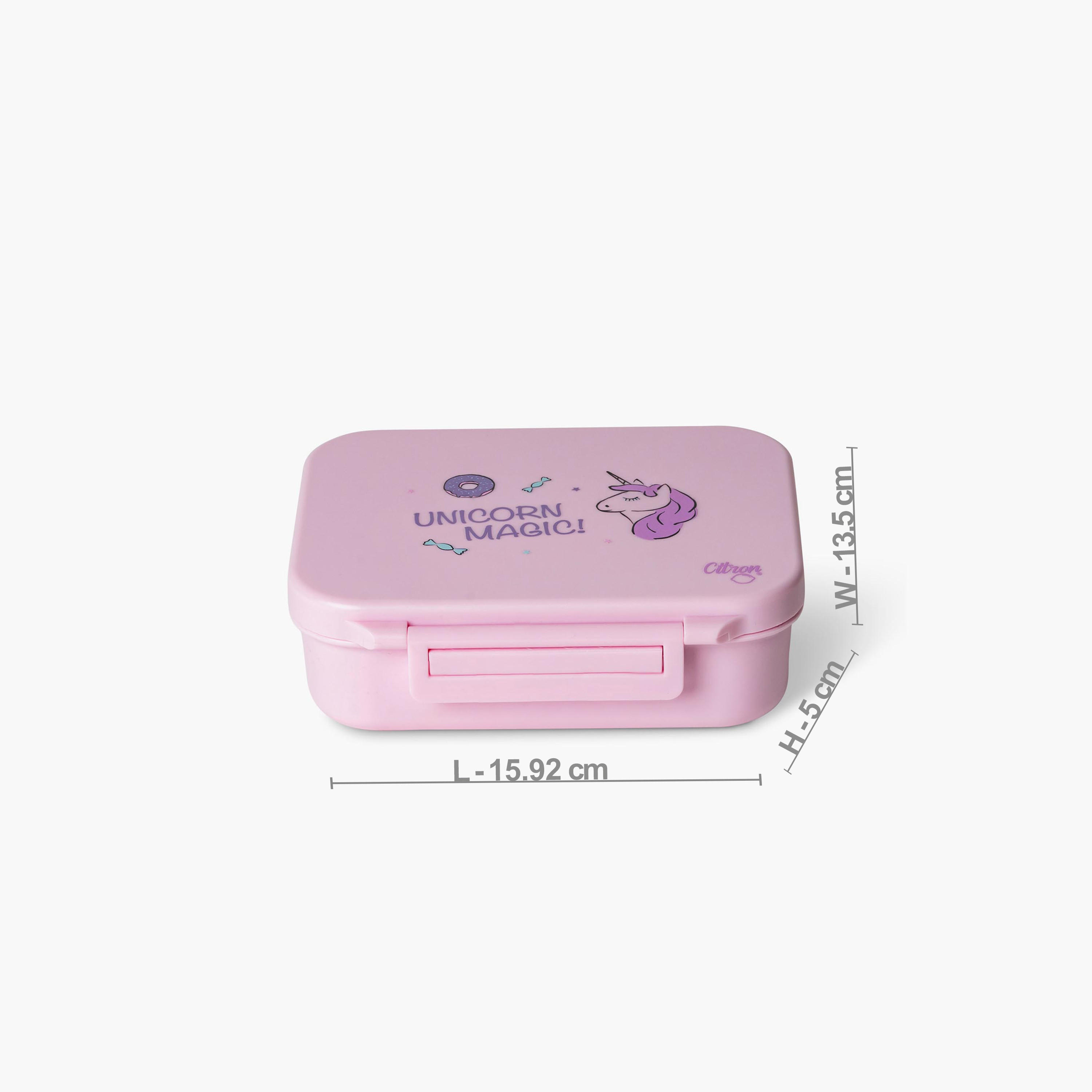 Citron Floral Print Lunch Box with Clip Lock-school-lunchessentials-lunchboxes-image-6