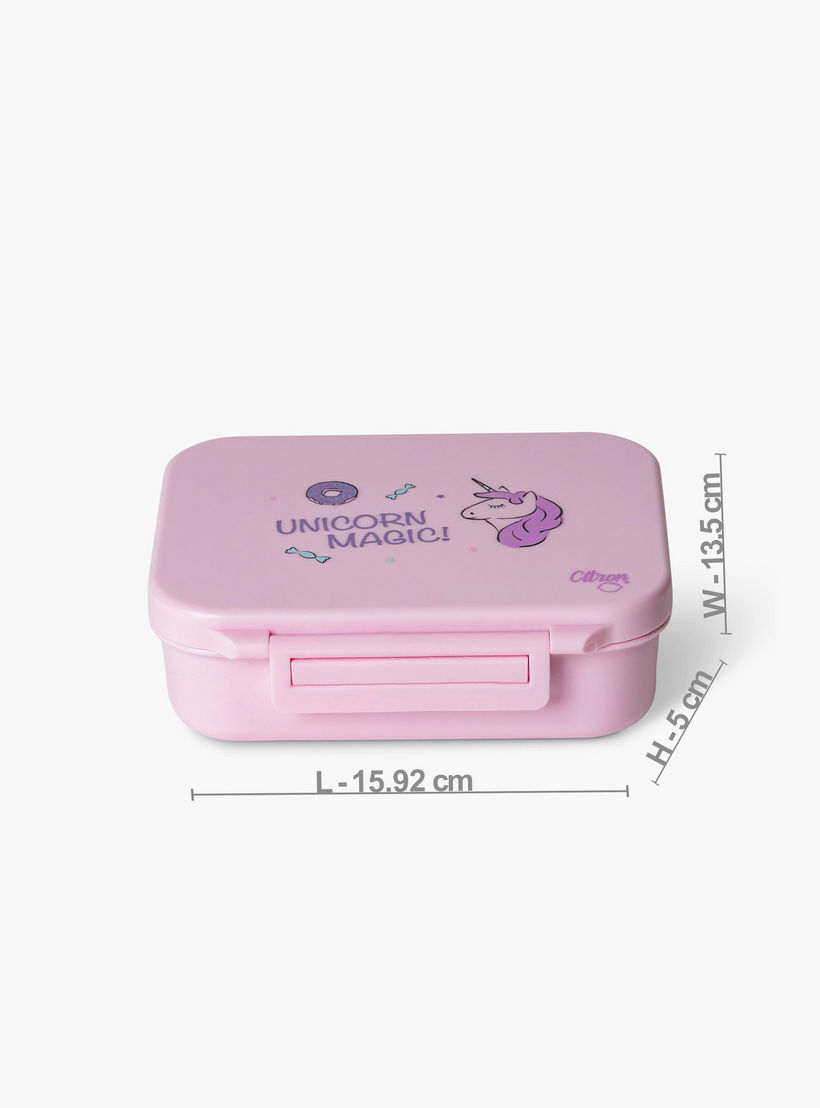 Citron Floral Print Lunch Box with Clip Lock-school-lunchessentials-lunchboxes-image-6