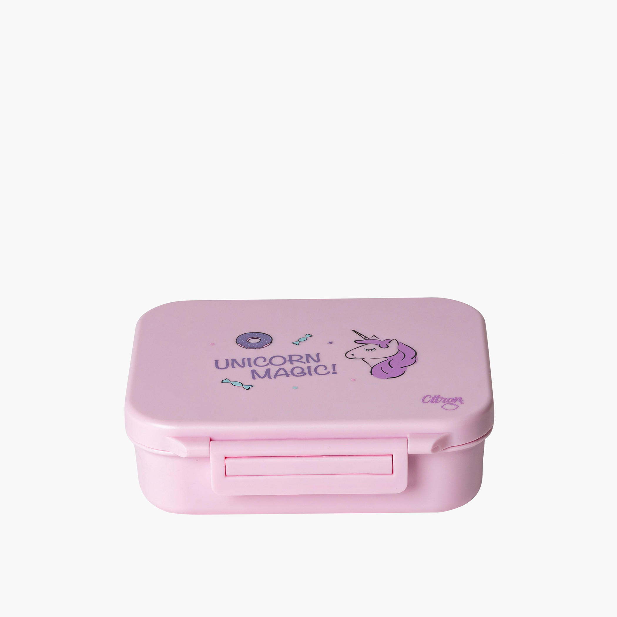 Citron Floral Print Lunch Box with Clip Lock-school-lunchessentials-lunchboxes-image-3