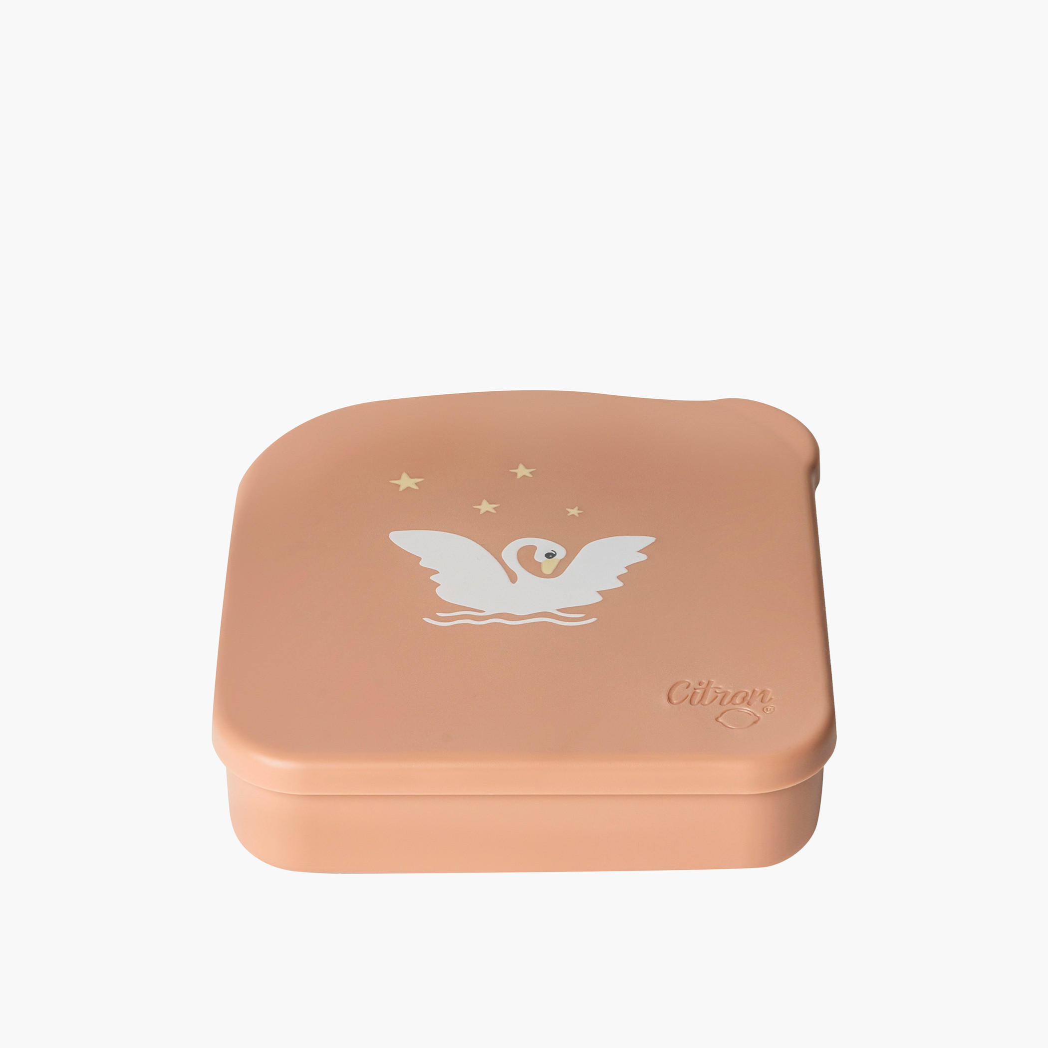 Citron Sailboat Print Square Shaped Lunch Box-school-lunchessentials-lunchboxes-image-1