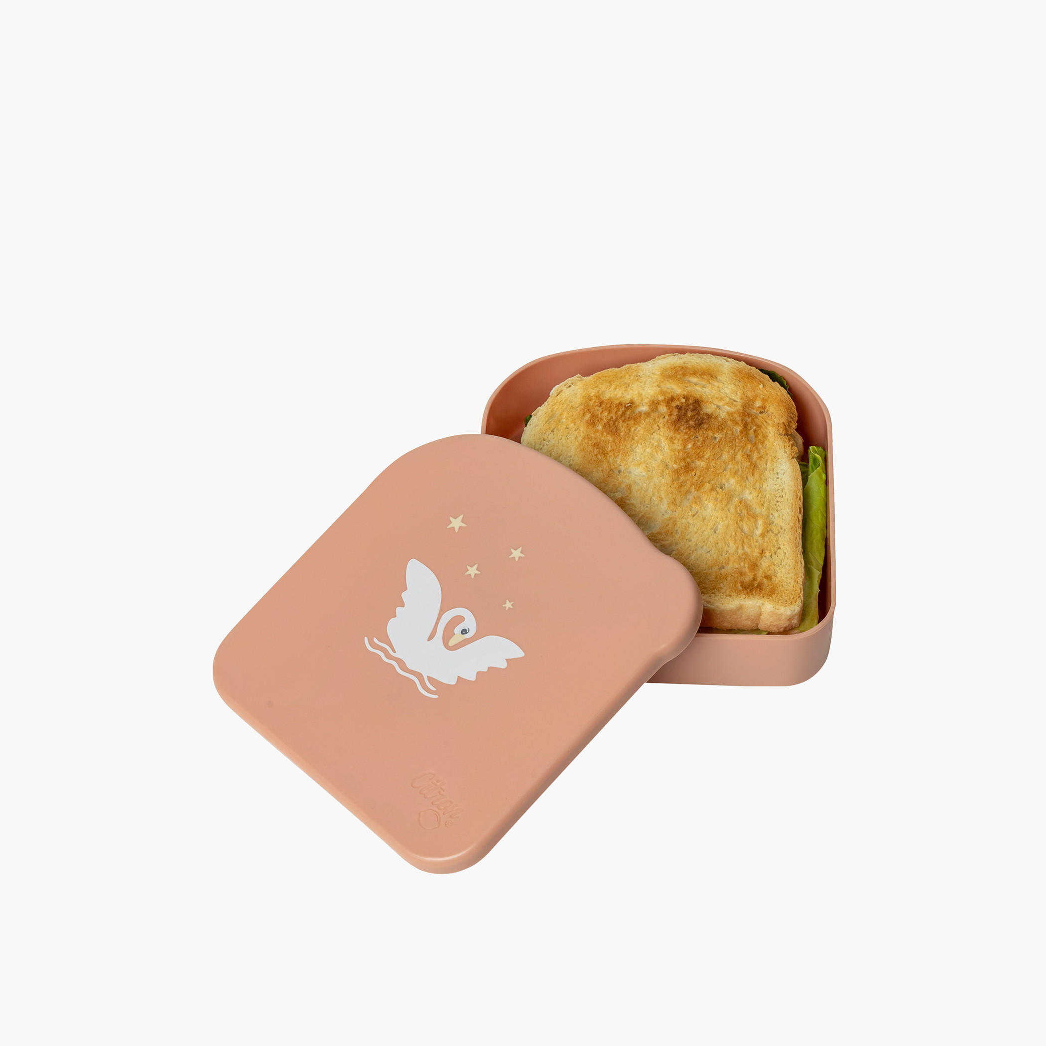 Citron Sailboat Print Square Shaped Lunch Box-school-lunchessentials-lunchboxes-image-5