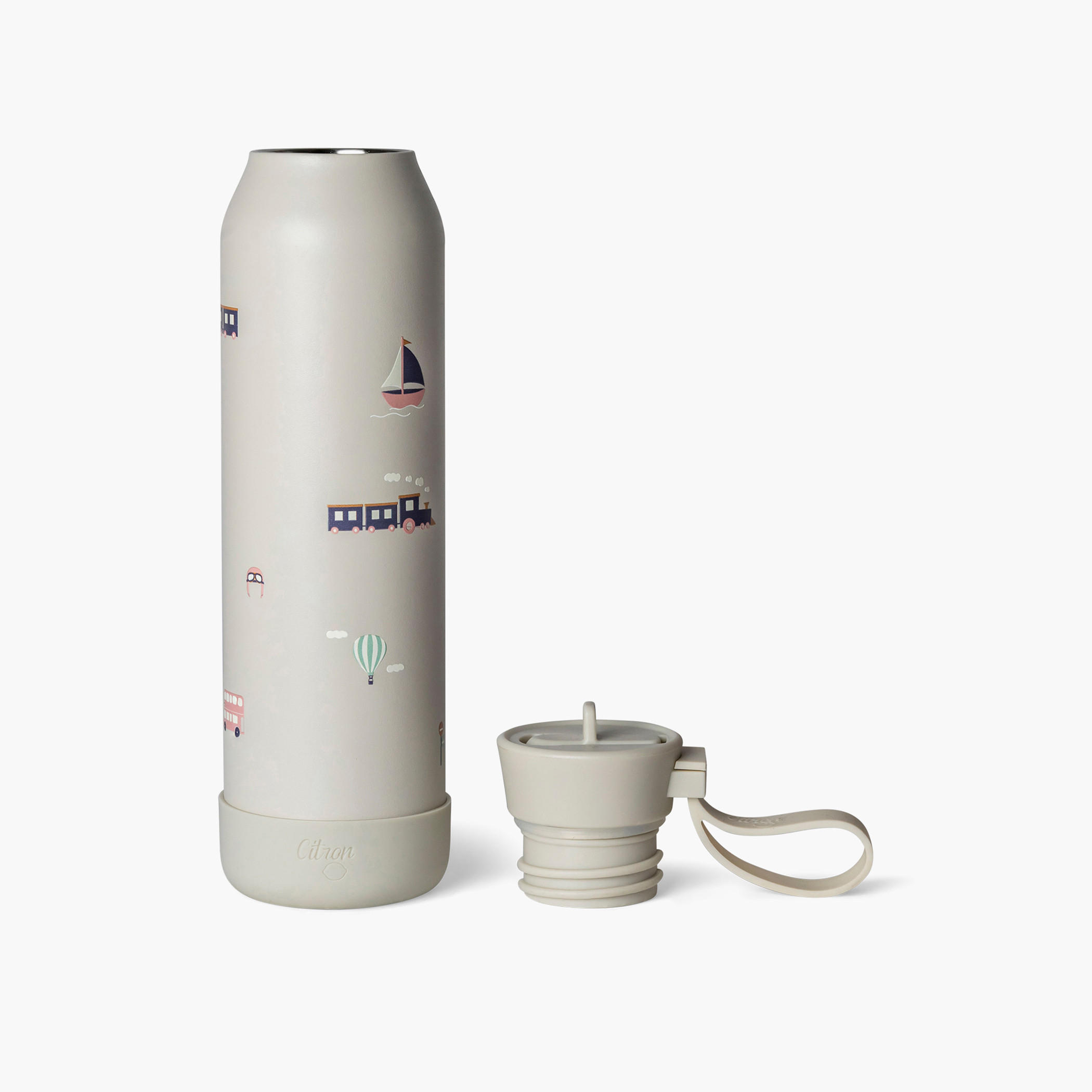 Citron Cars Stainless Steel Water Bottle with Sipper and Vacuum Insulation – 500 ml-school-waterbottles-image-2
