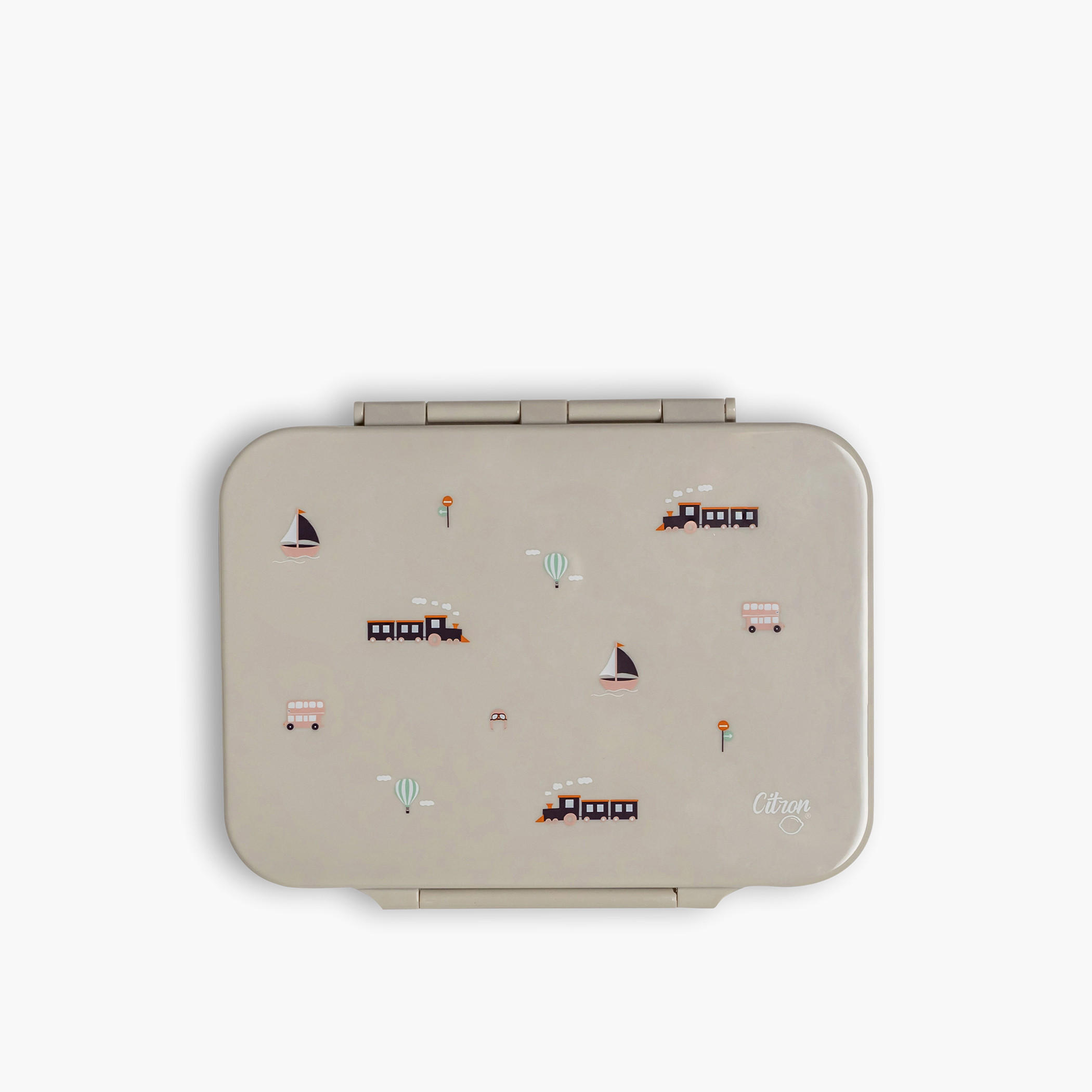 Citron Unicorn Print Sectioned Lunch Box with Clip Lock Lid6 -Month Warranty-school-lunchessentials-lunchboxes-image-1