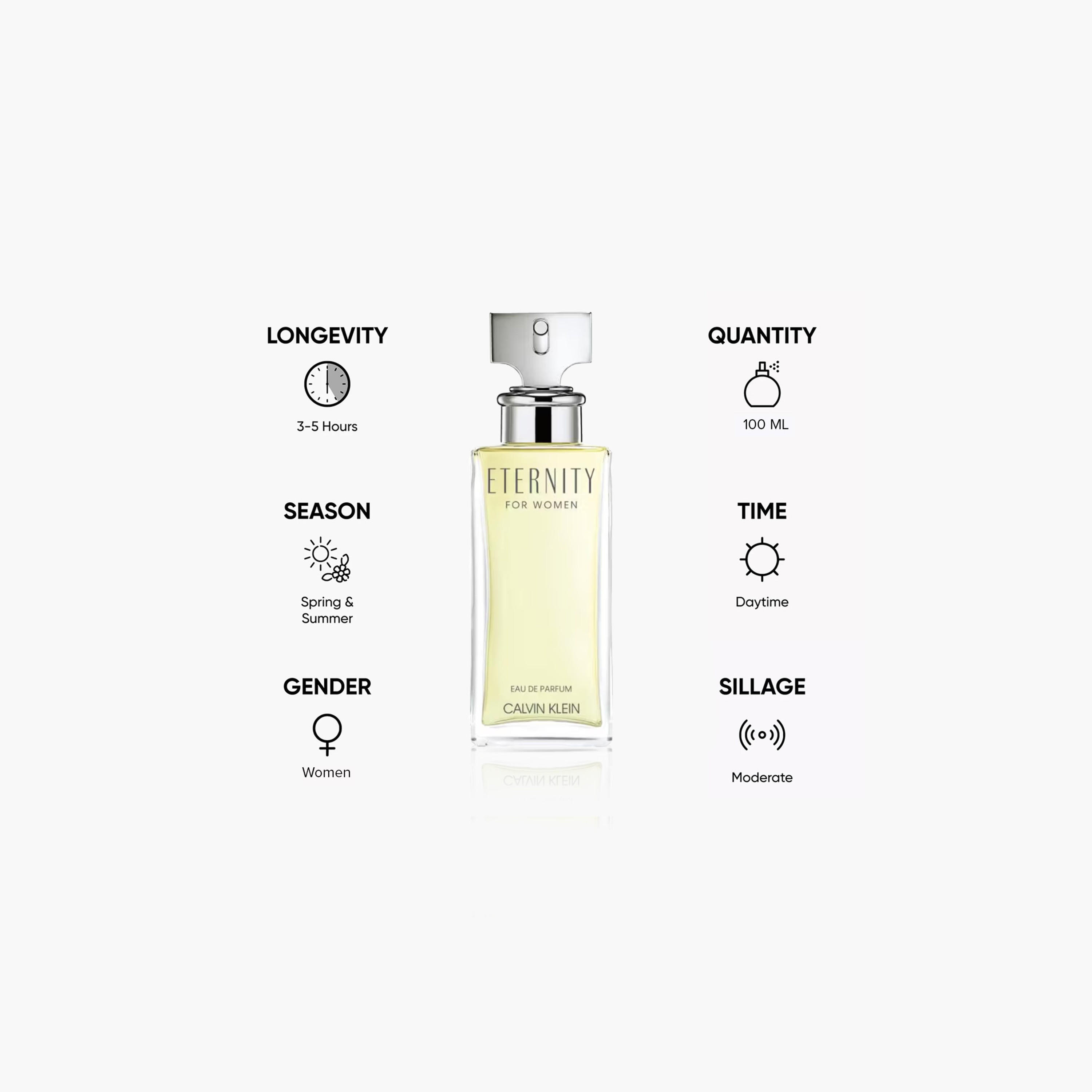 Calvin Klein Eternity Eau de Parfum Spray for Women - 100 ml-beautyandpersonalcare-fragrance-women-image-3