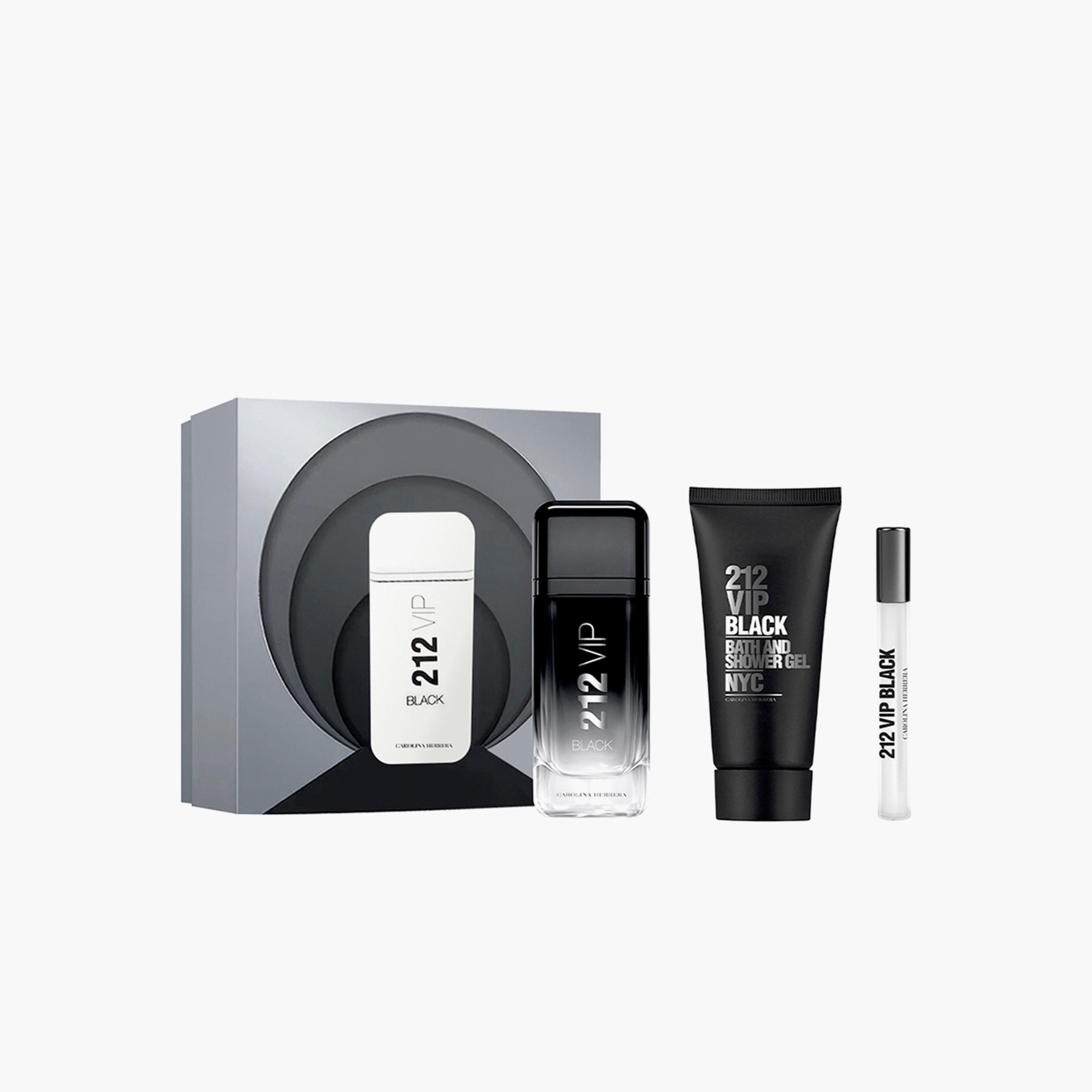 Carolina Herrera 212 VIP Black 3-Piece Eau de Parfum Set for Men-beautyandpersonalcare-giftsets-image-3