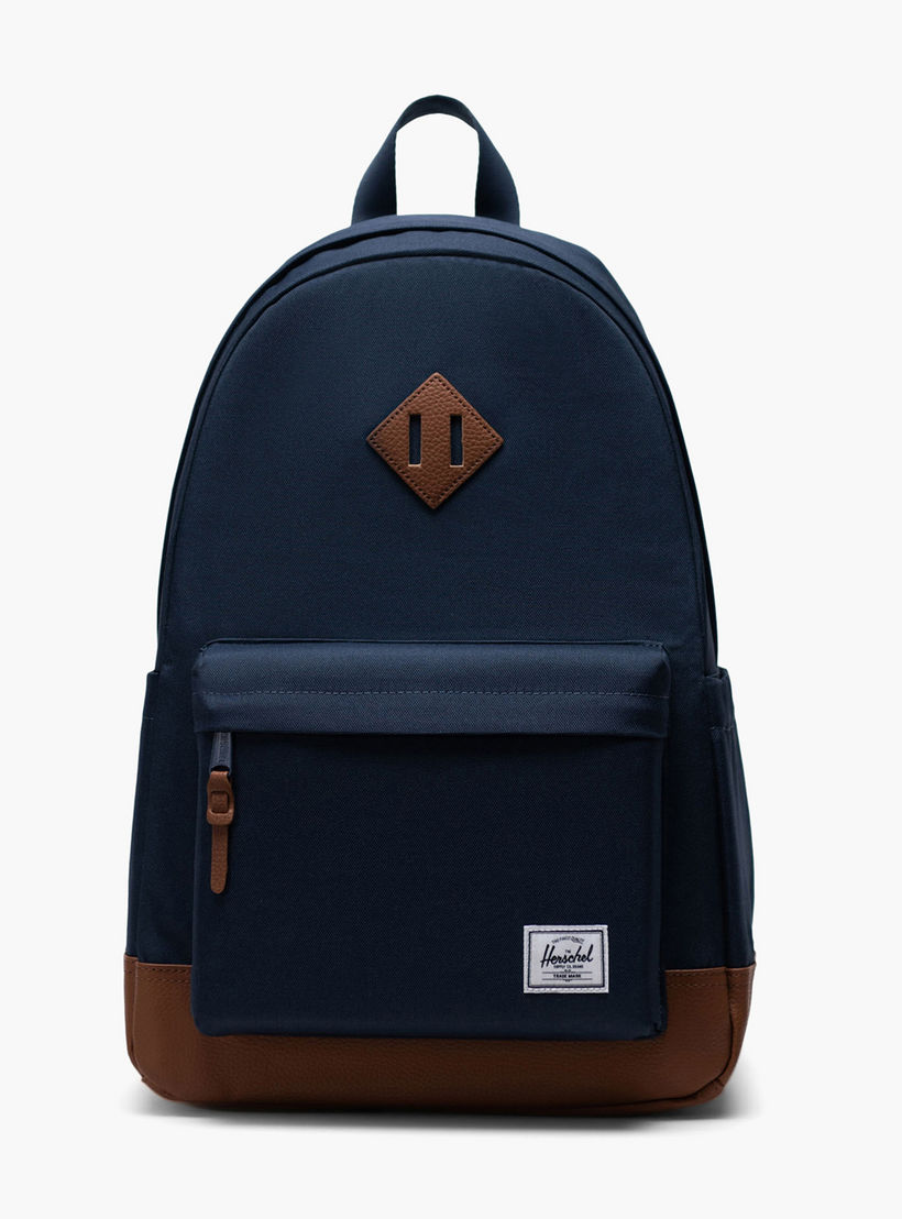 شنطة ظهر سادة بحمالات قابلة للتعديل وسحاب إغلاق من هيرشيل سبلاي كو - 15x32x45 سم-school-bagsandbackpacks-backpacks-image-1