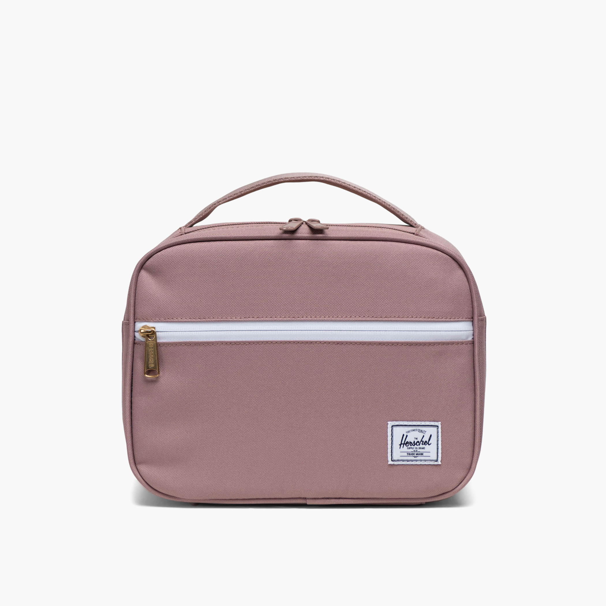 Herschel Supply Co Solid Lunch Bag with Handle and Zip Closure-school-lunchessentials-lunchbags-image-1