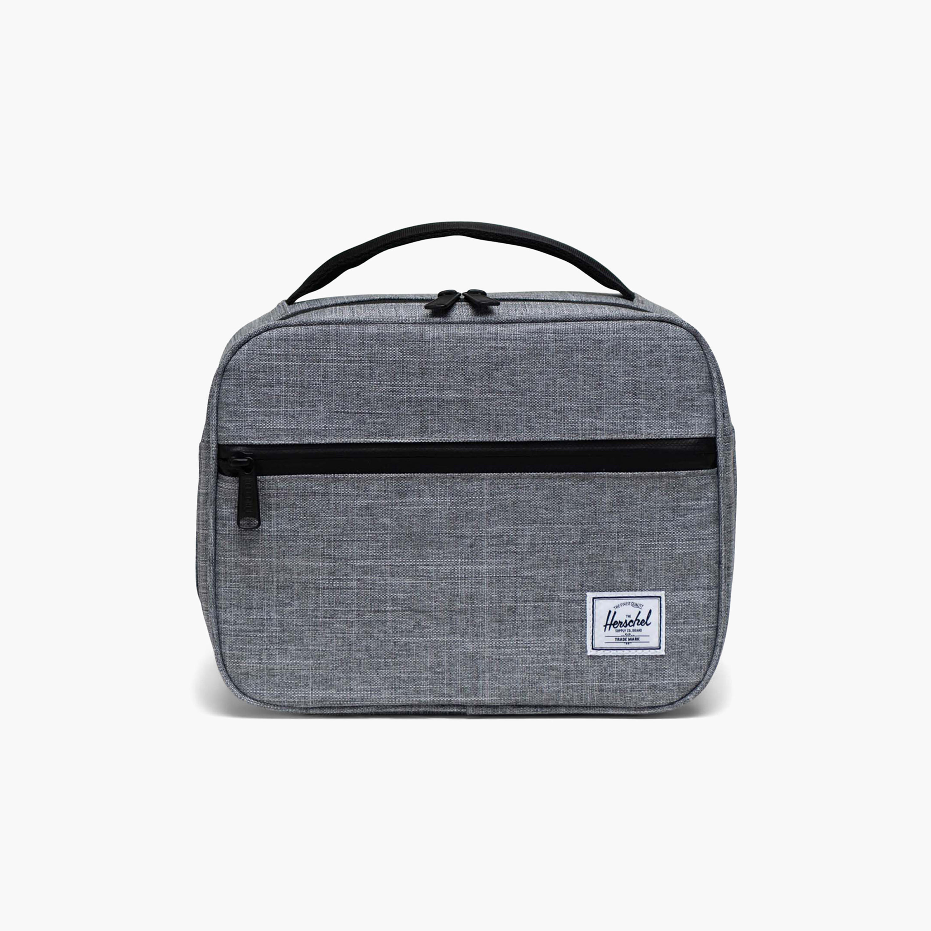 Herschel Supply Co Solid Lunch Bag with Handle and Zip Closure-school-lunchessentials-lunchbags-image-1