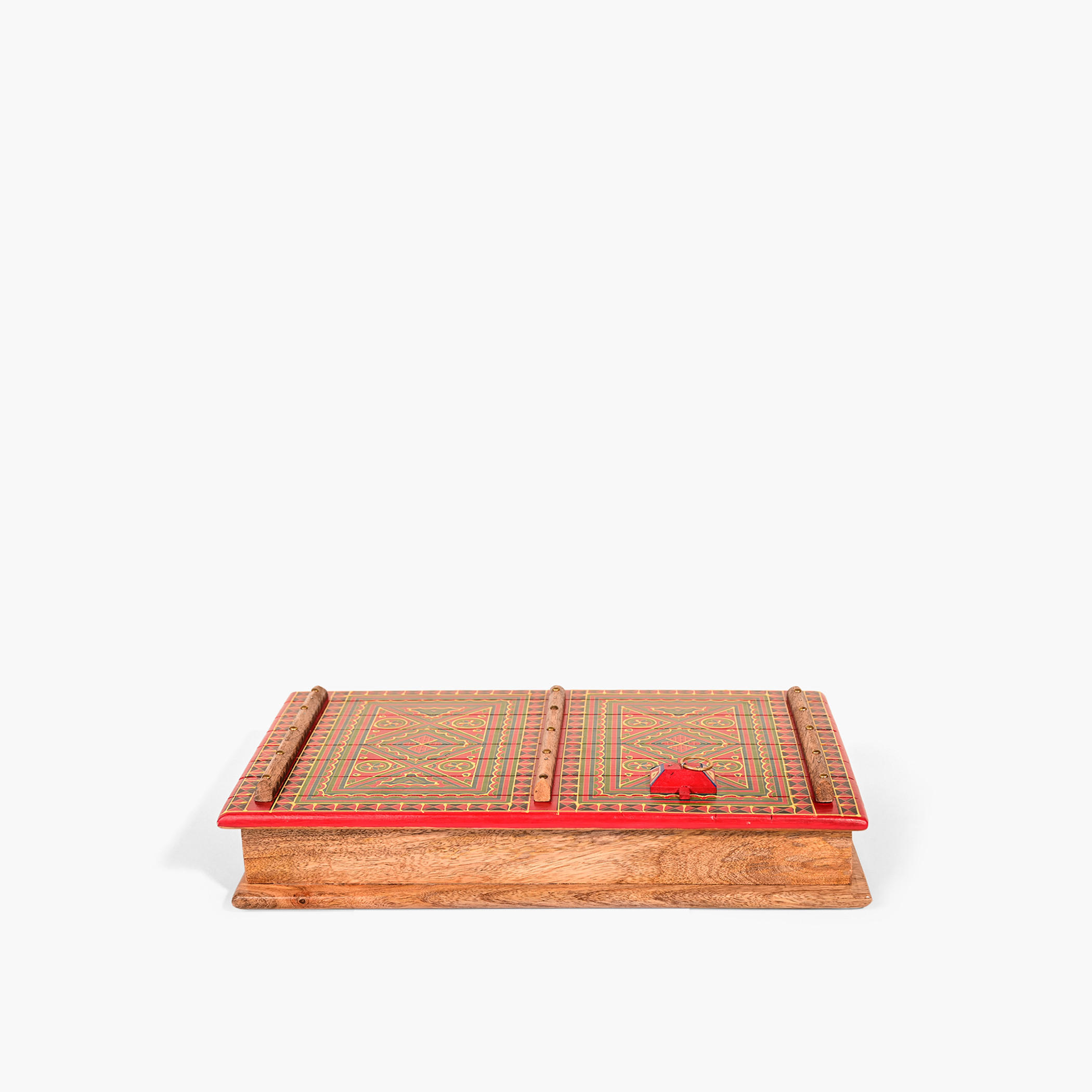 Home Carving Painted Wooden Decorative Box-household-decor-boxesandtrays-image-1