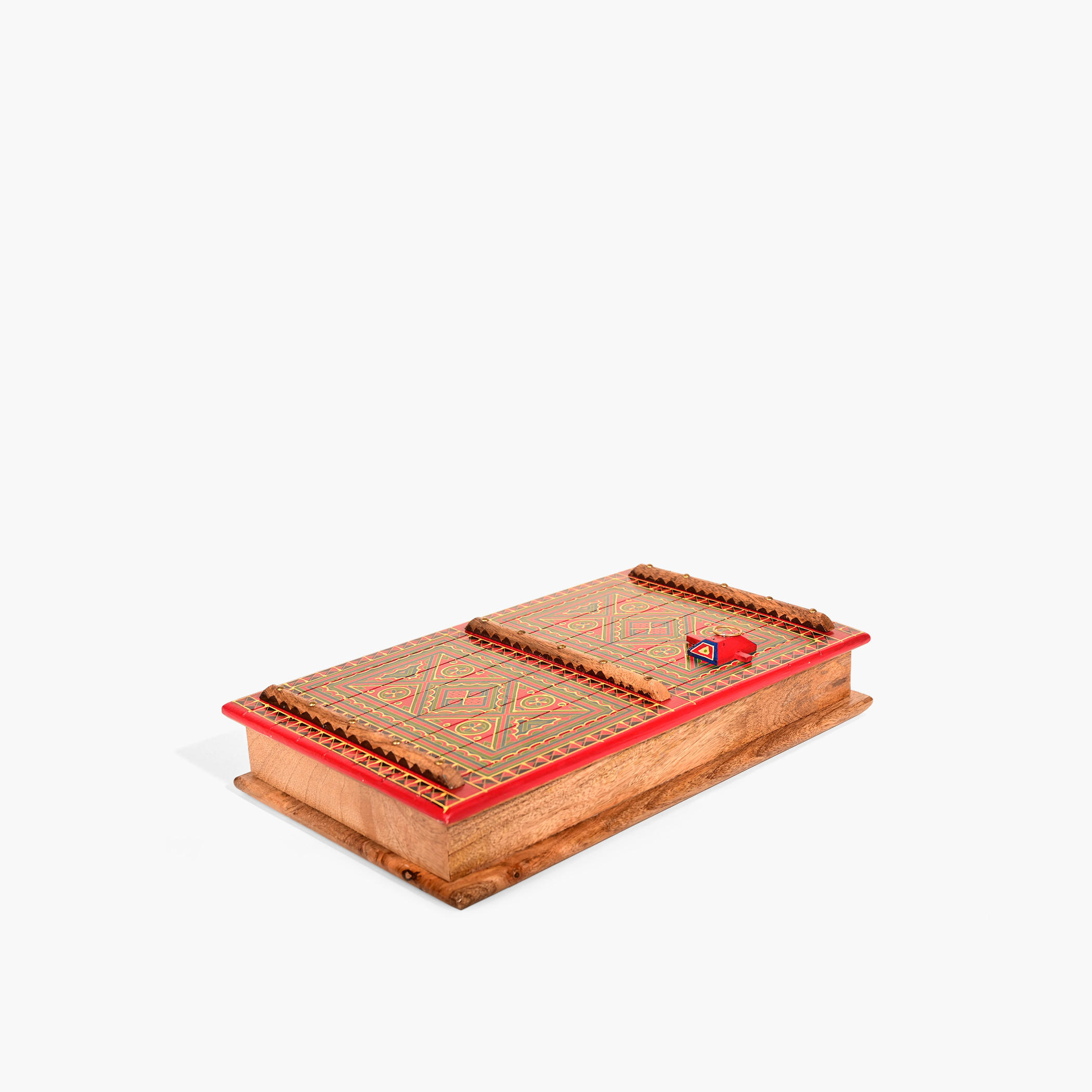 Home Carving Painted Wooden Decorative Box-household-decor-boxesandtrays-image-2