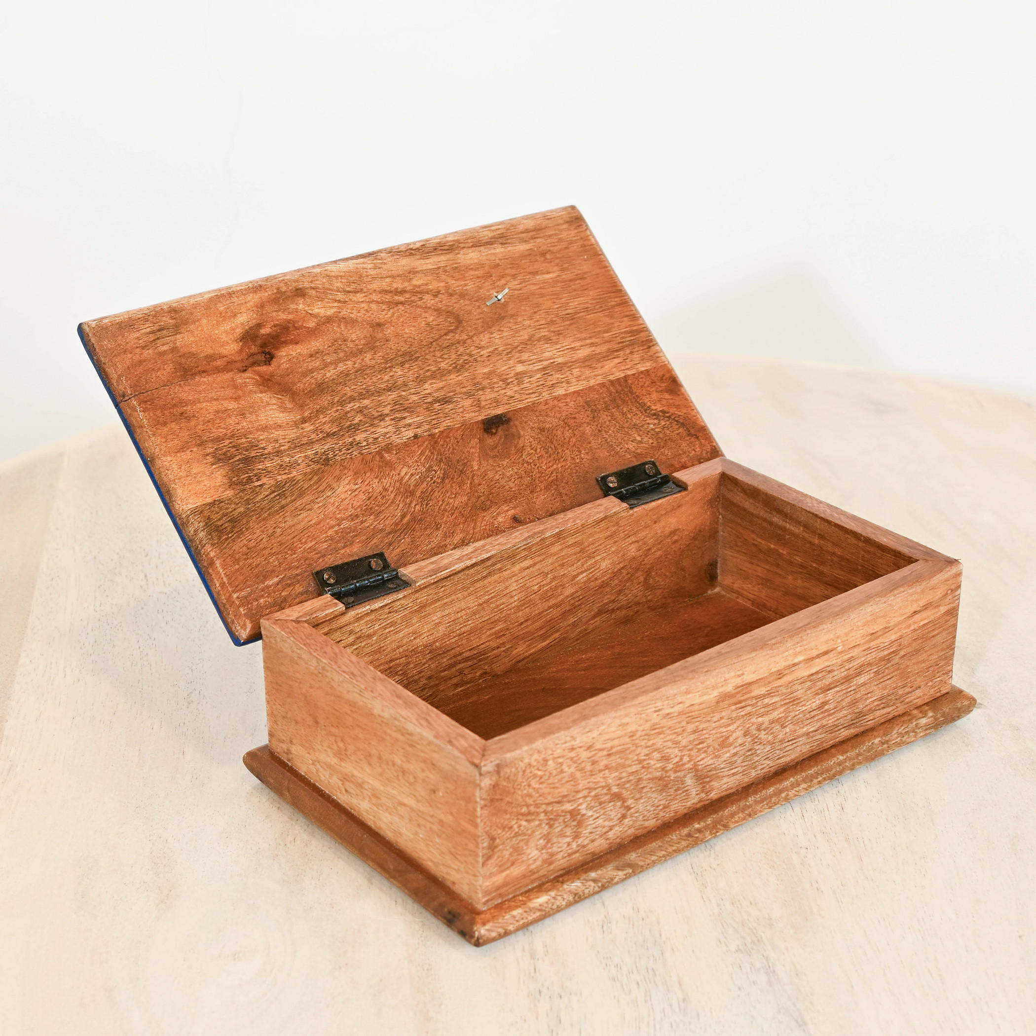 Home Carving Wooden Decorative Box - 15x25x9 cms-household-decor-boxesandtrays-image-3