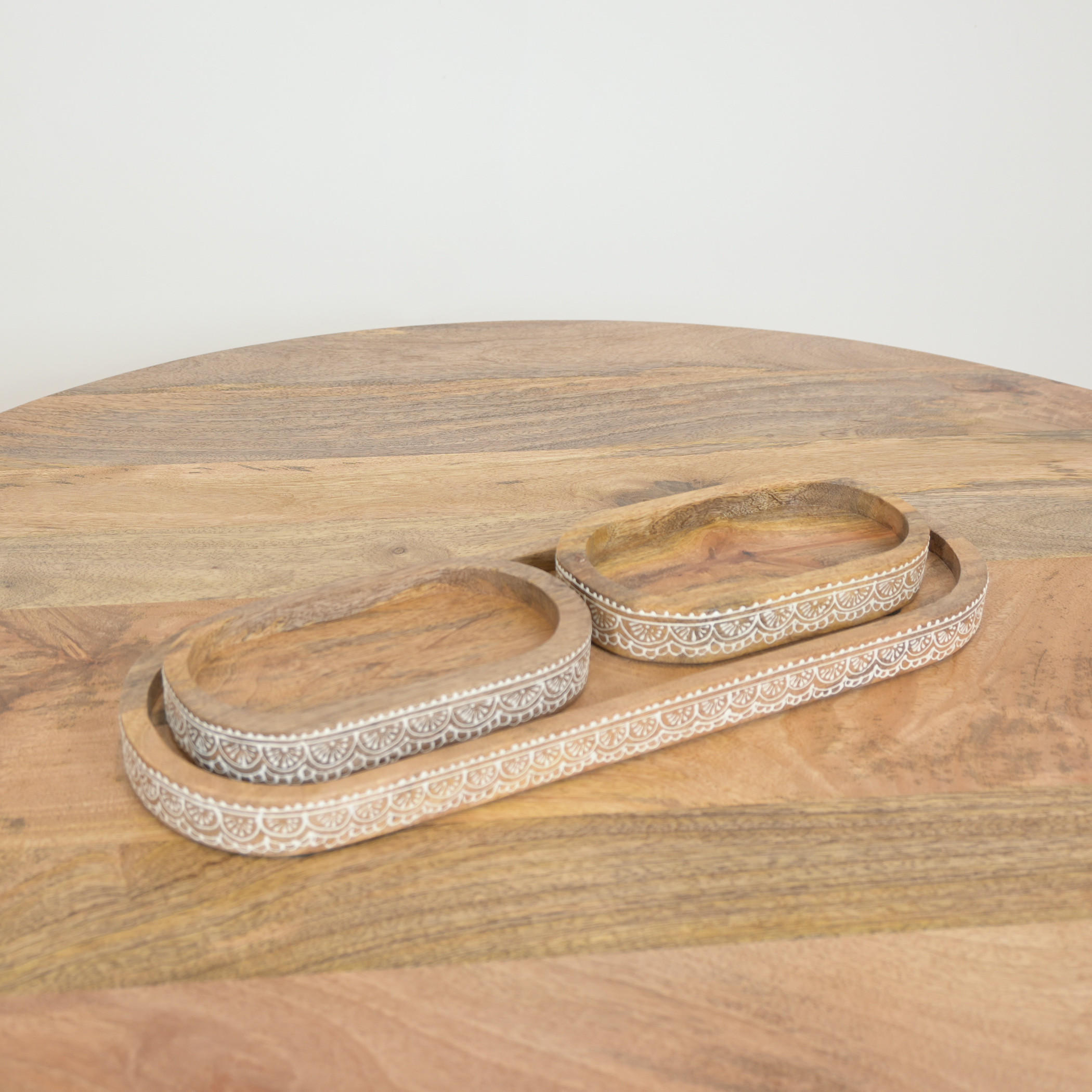 طقم صواني تقديم خشب 3 قطع من هوم كارفينج-household-dining-serveware-servingtrays-image-4